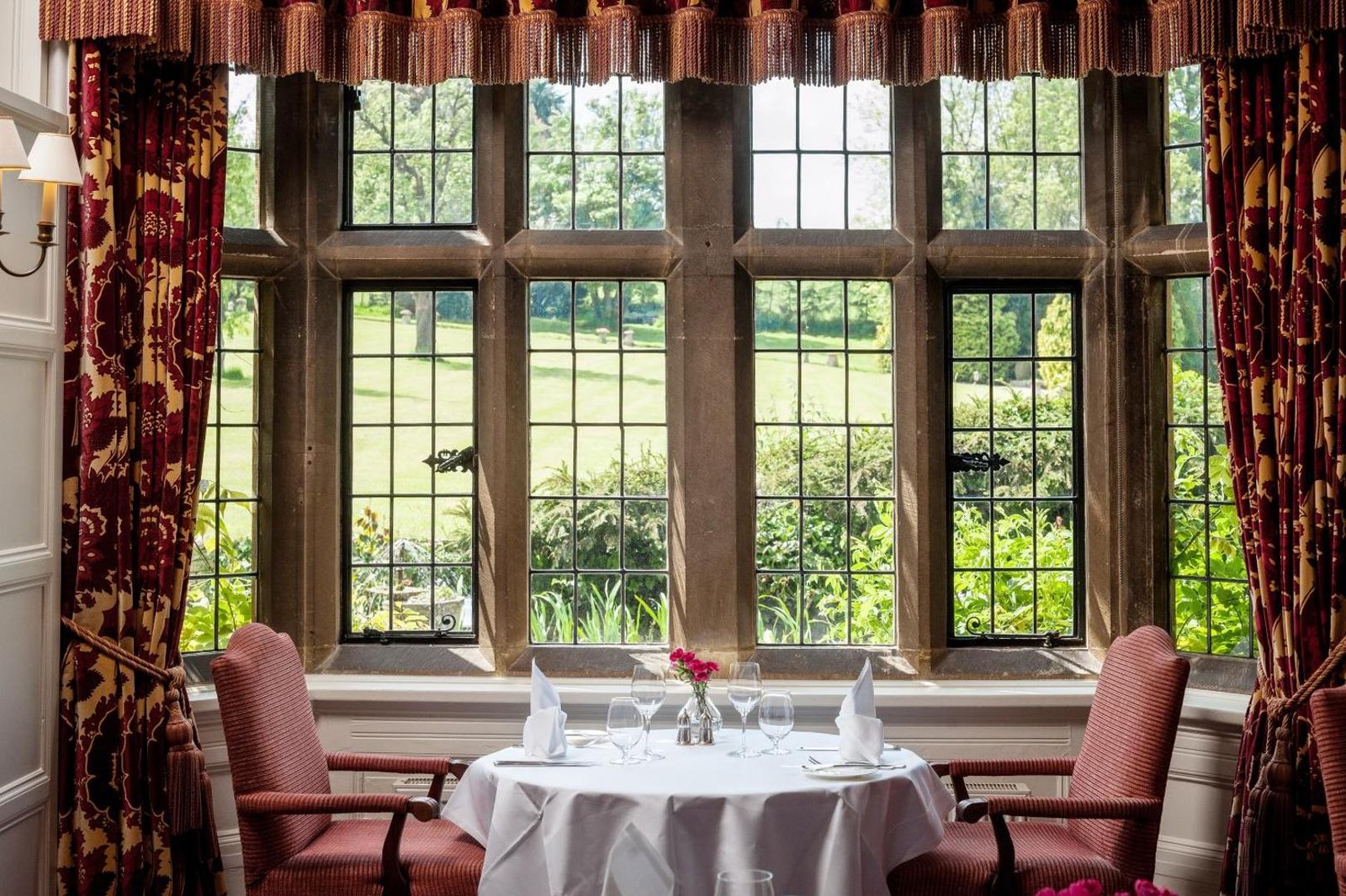 Buckland Manor, at the table