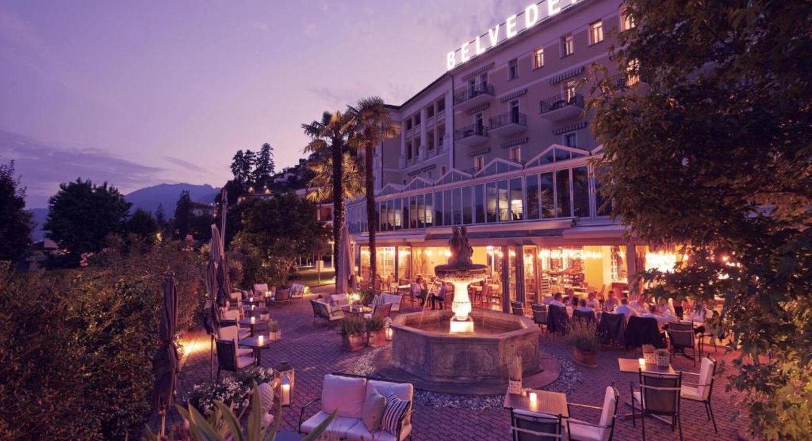 Hotel Belvedere Locarno, at the table