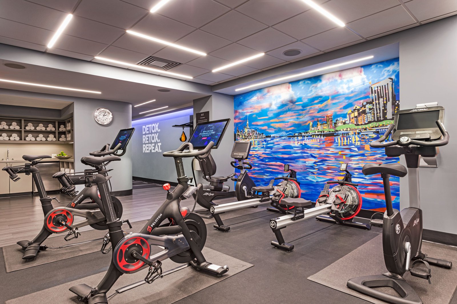 W Hoboken, the spa and gym