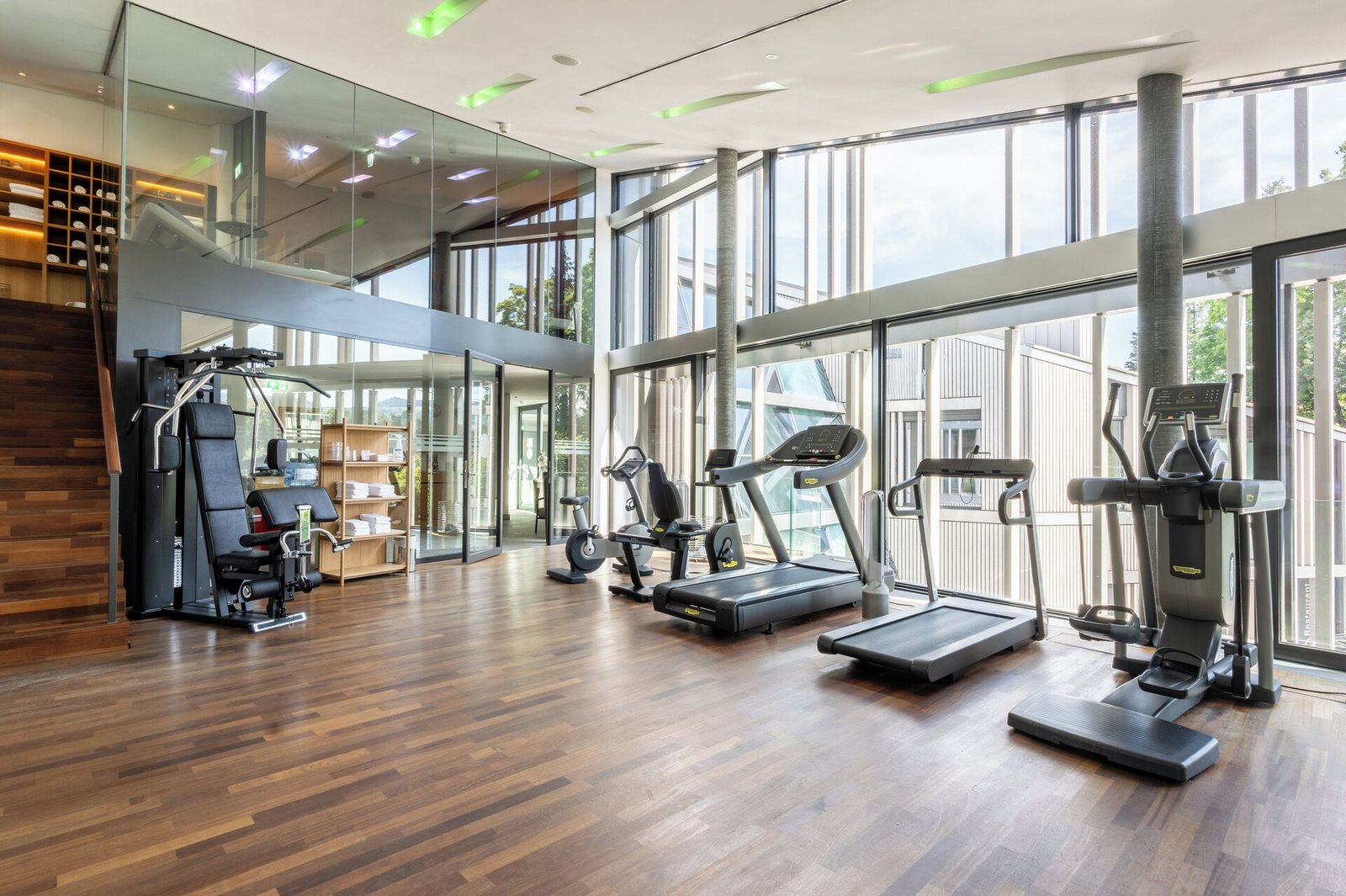 Hotel Belvoir Lake View & Spa Rüschlikon, the saunas and gym