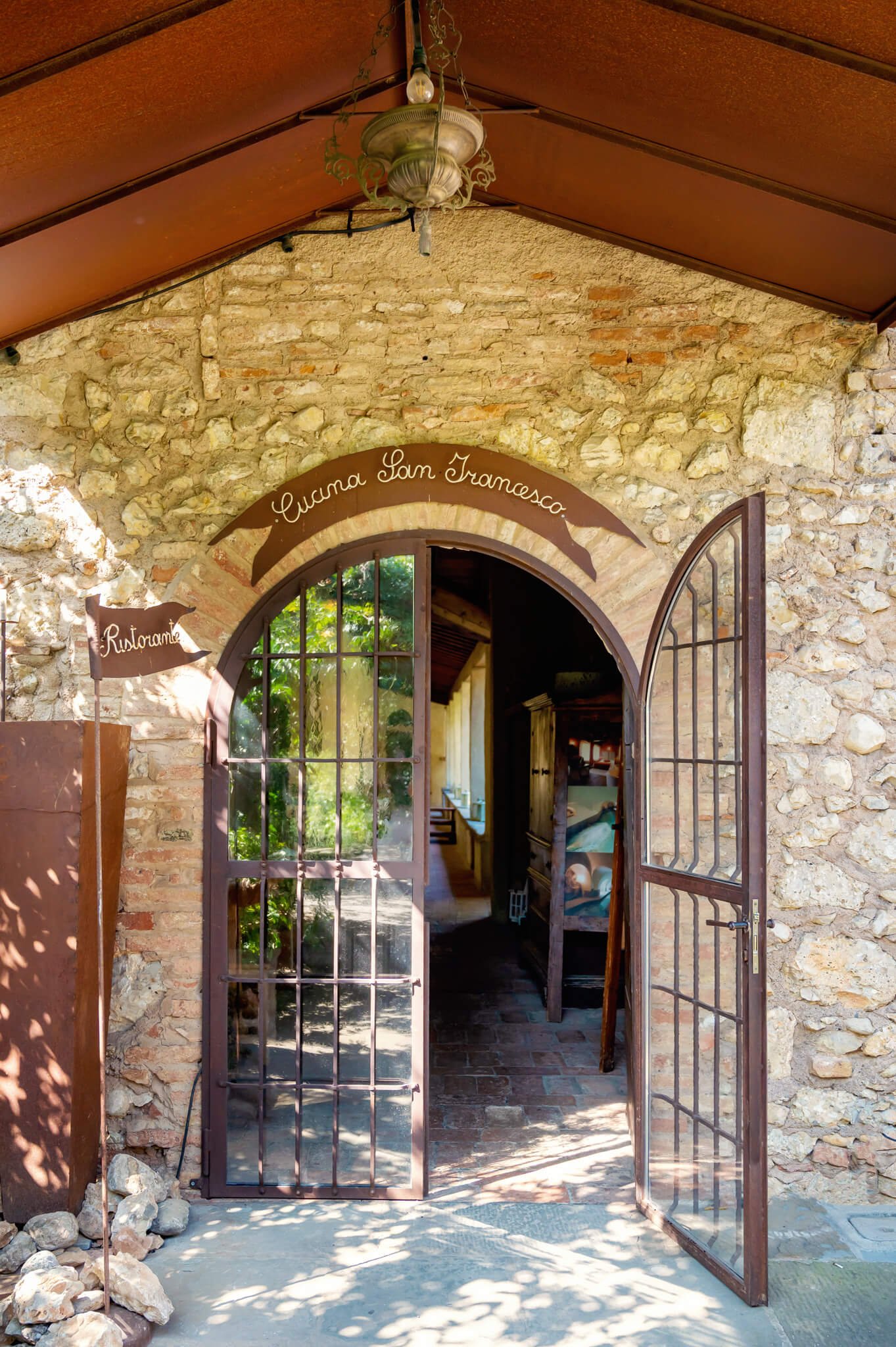 Cappuccini Resort, at the table