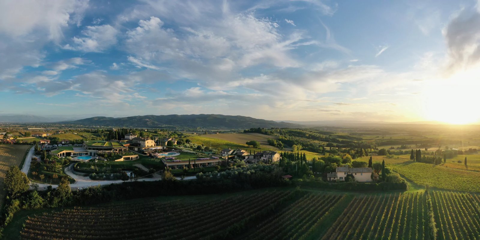 Borgobrufa Spa Resort, how it began