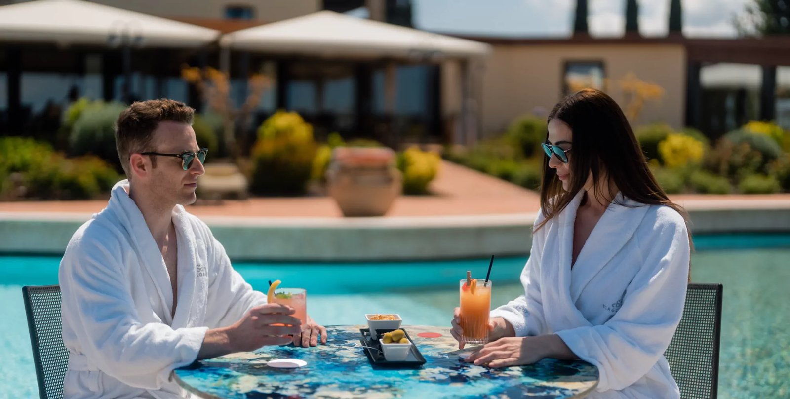 Borgobrufa Spa Resort, at the table