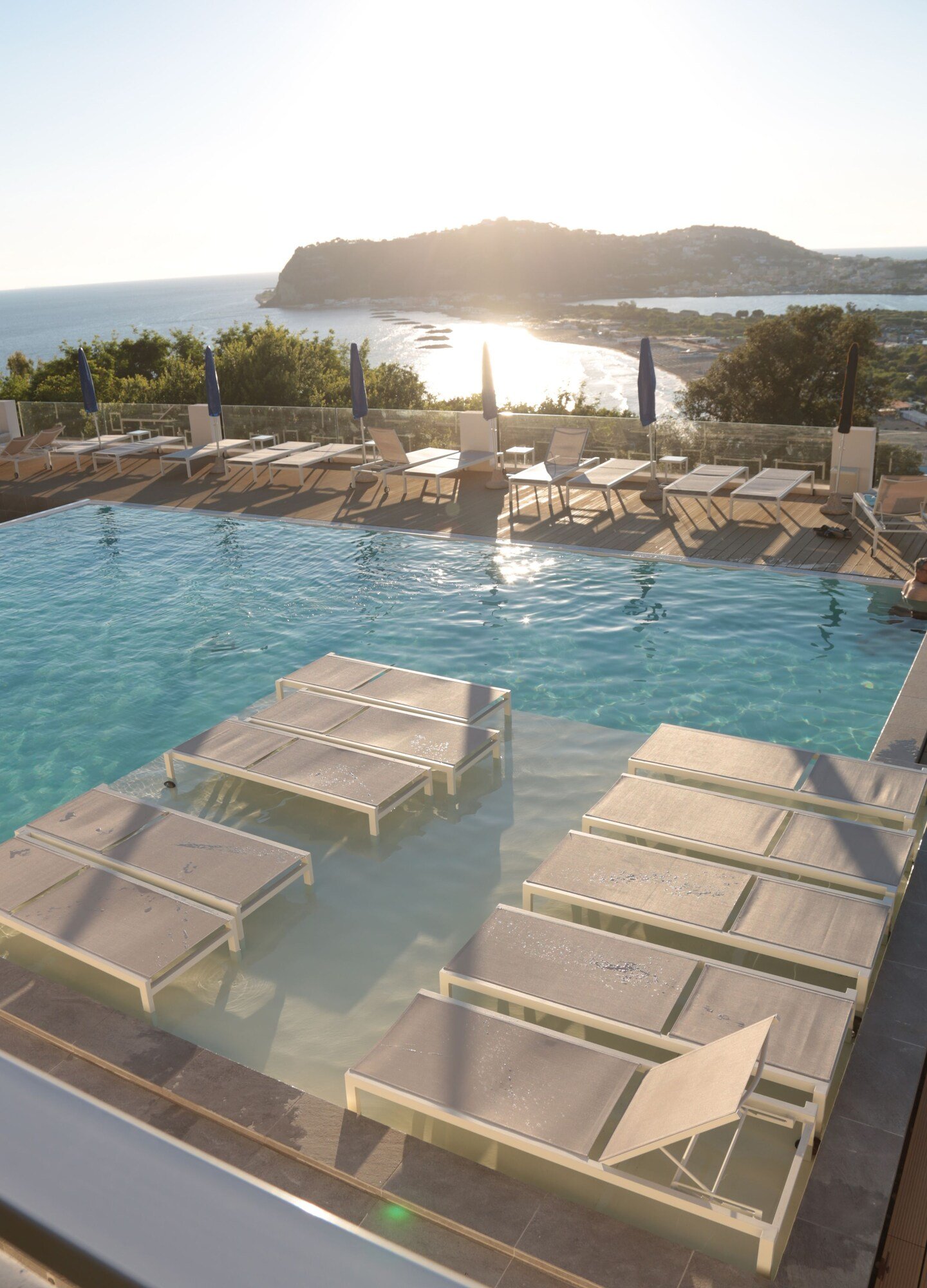 Cala Moresca, the pool
