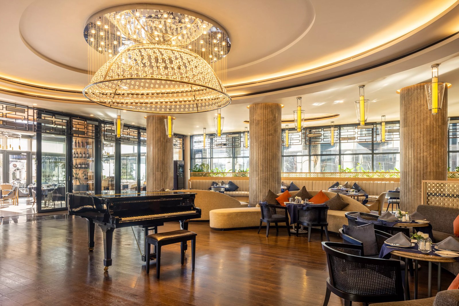 Sofitel Istanbul Taksim, at the table