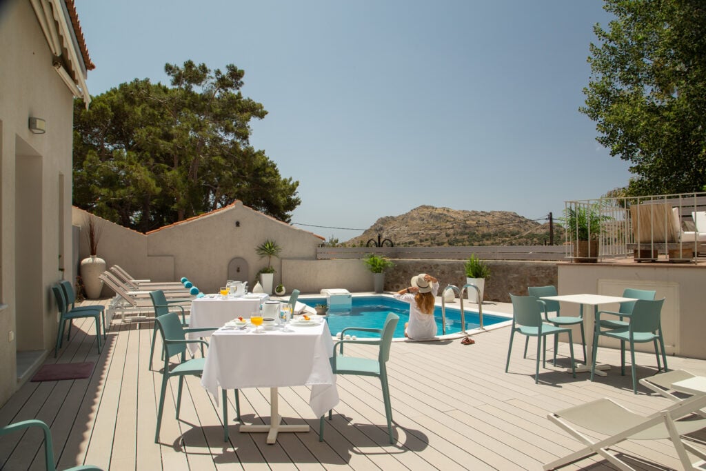 Eressian Hotel & Hammam Spa, at the table