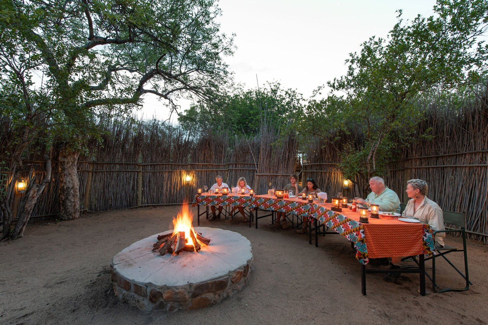 Sausage Tree Safari Camp, the boma