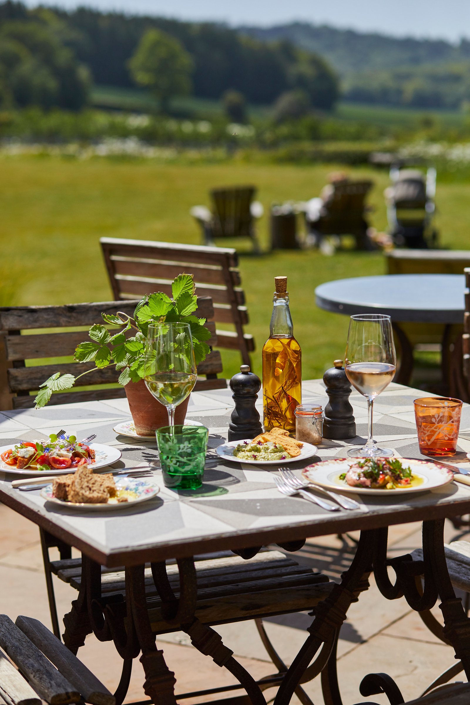 The Pig-in the Cotswolds, at the table