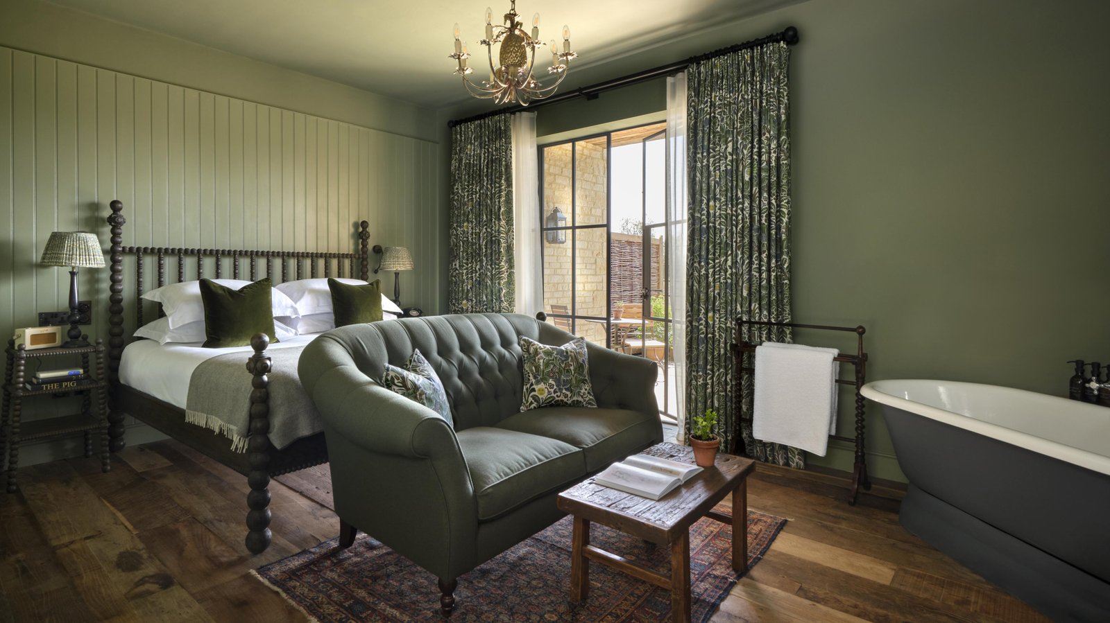 The Pig-in the Cotswolds, rooms