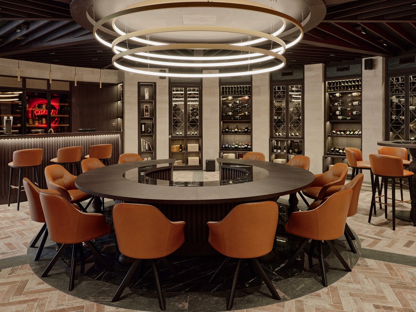 Avalon Resort & Spa, at the table