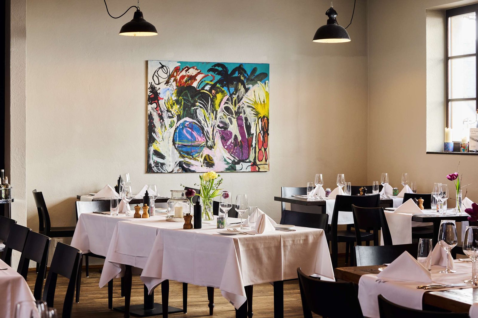 Der Teufelhof Basel, restaurant atelier