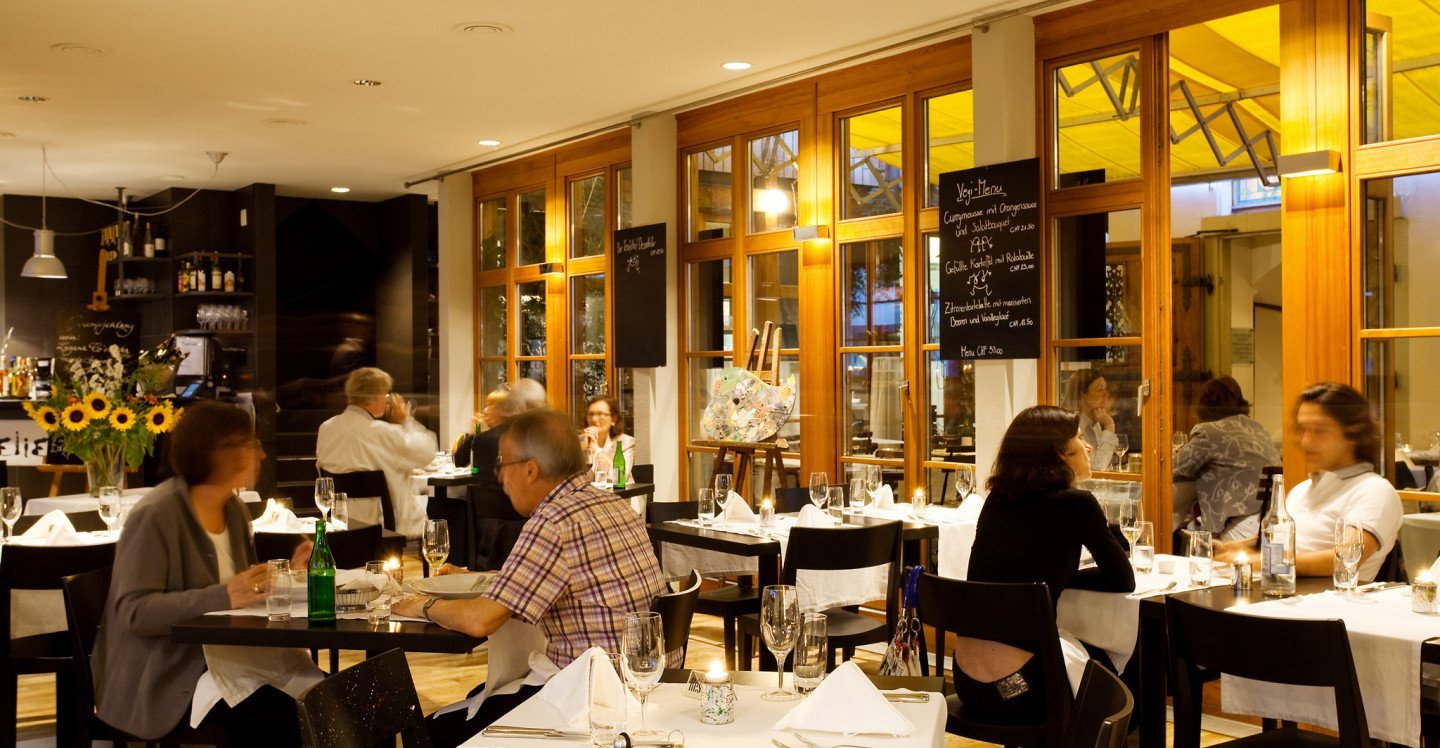 Der Teufelhof Basel, restaurant atelier