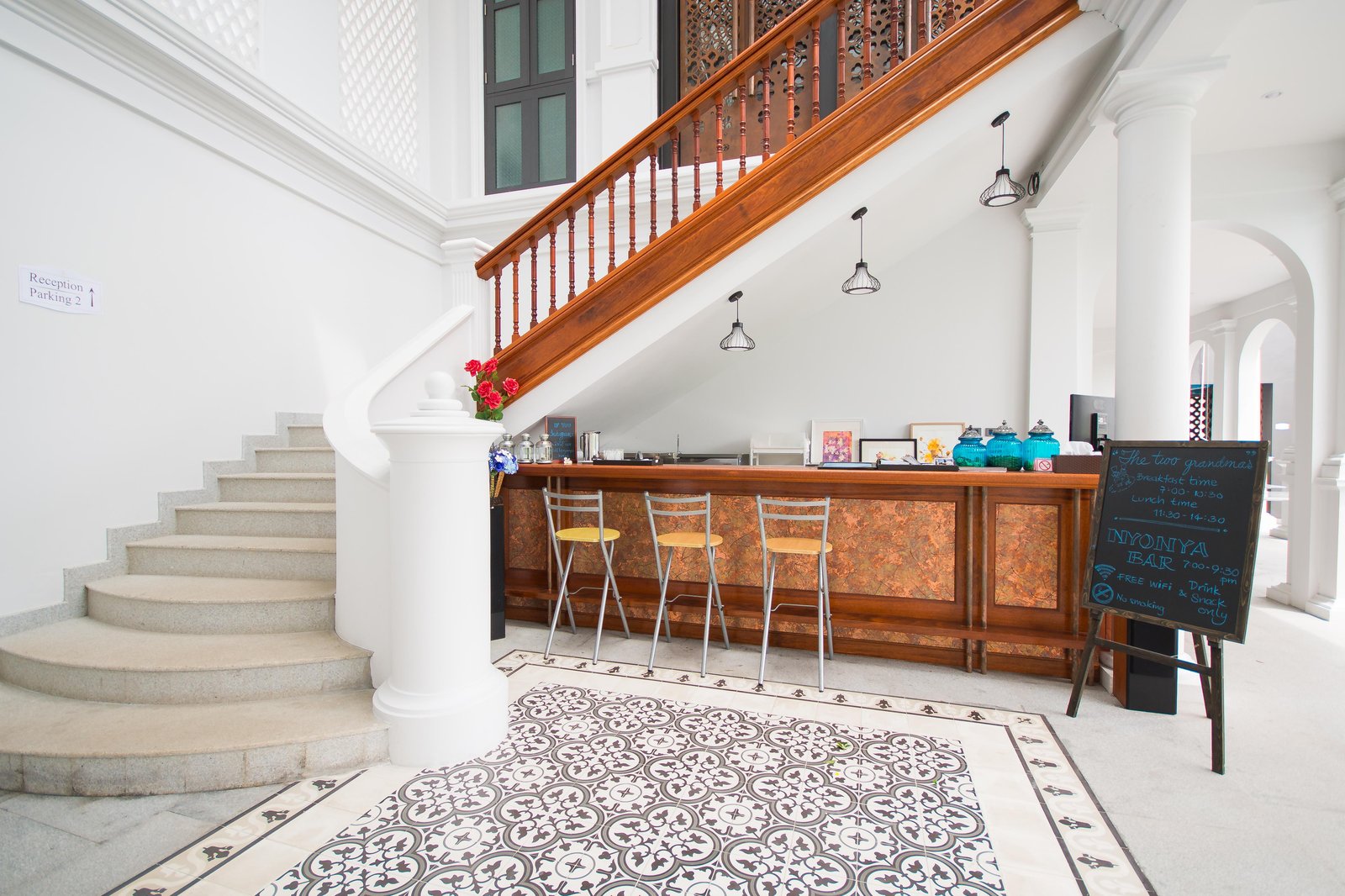 Little Nyonya Hotel, at the table