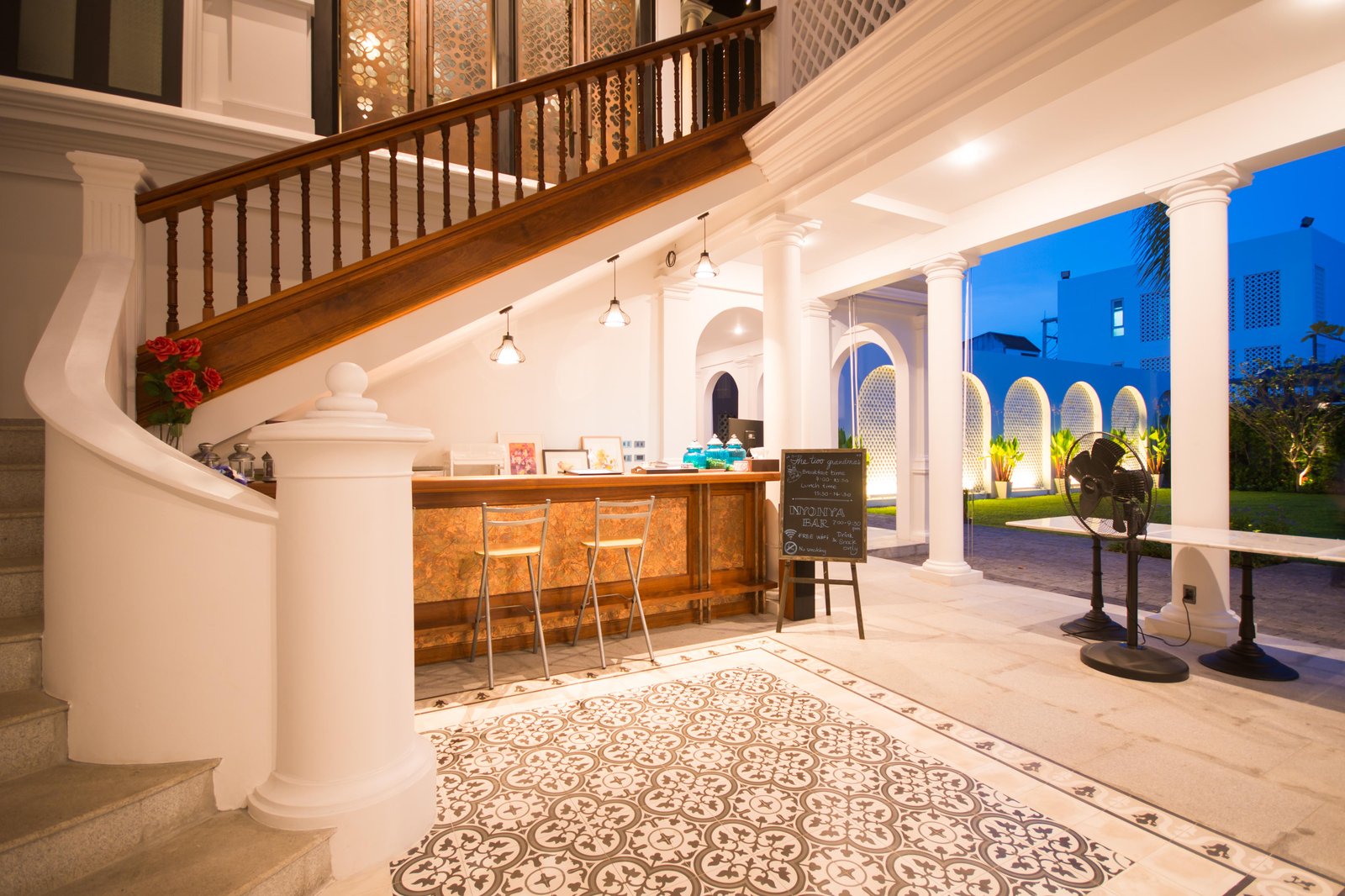 Little Nyonya Hotel, at the table