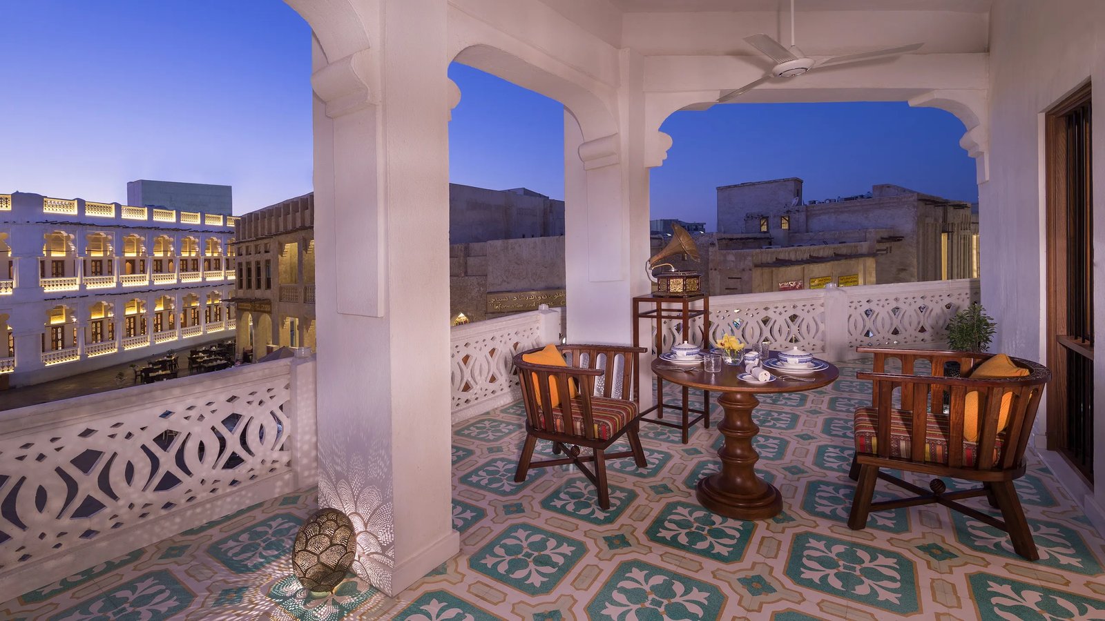 Souq Waqif Boutique Hotels by Tivoli, at the table