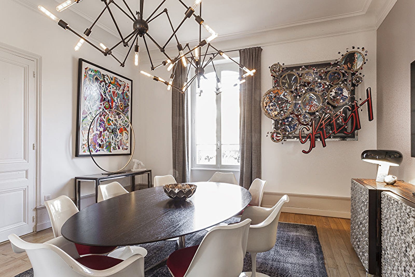 Maison TANDEM Arts & Design, salon and dining room