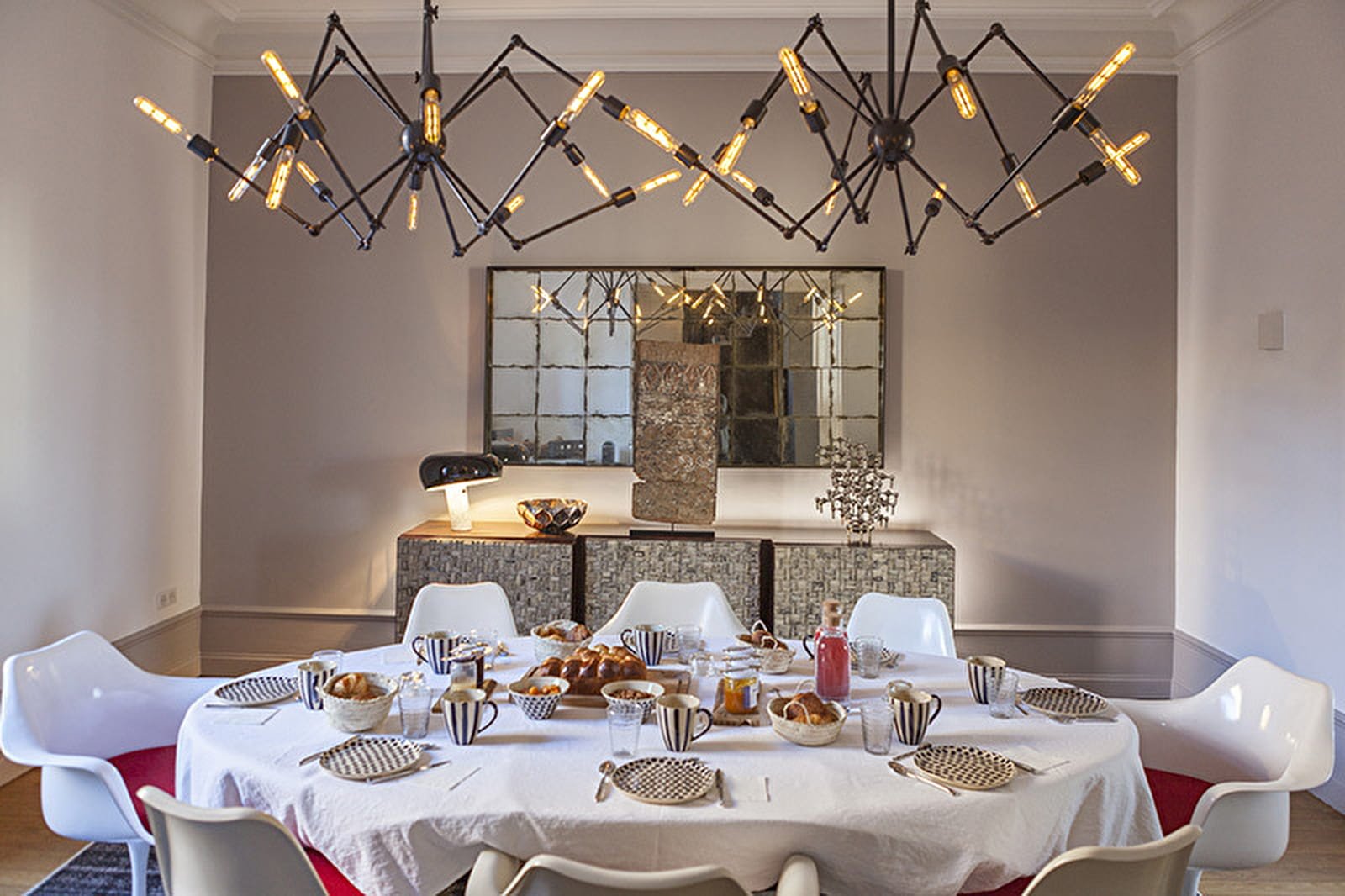 Maison TANDEM Arts & Design, salon and dining room