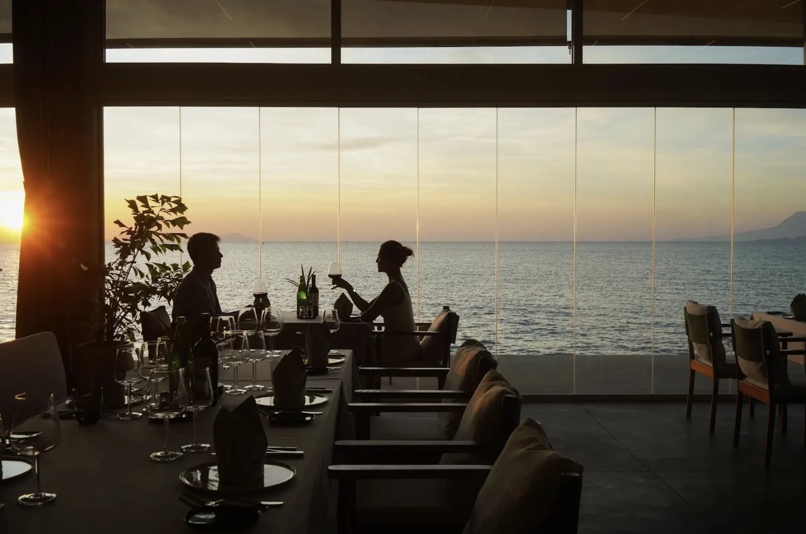 Knai Bang Chatt Resort in Kep, at the table