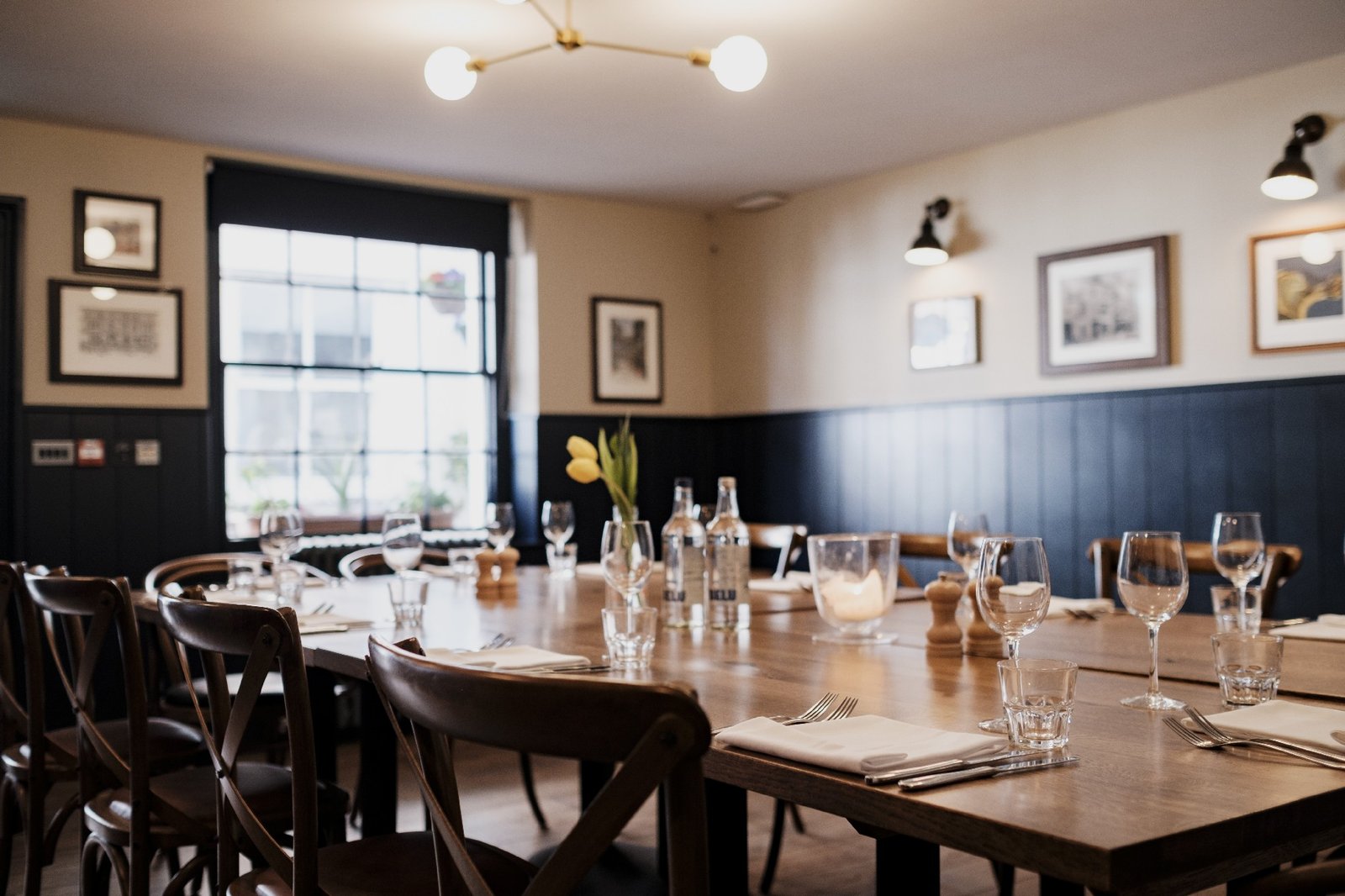 The Bull Hotel, at the table