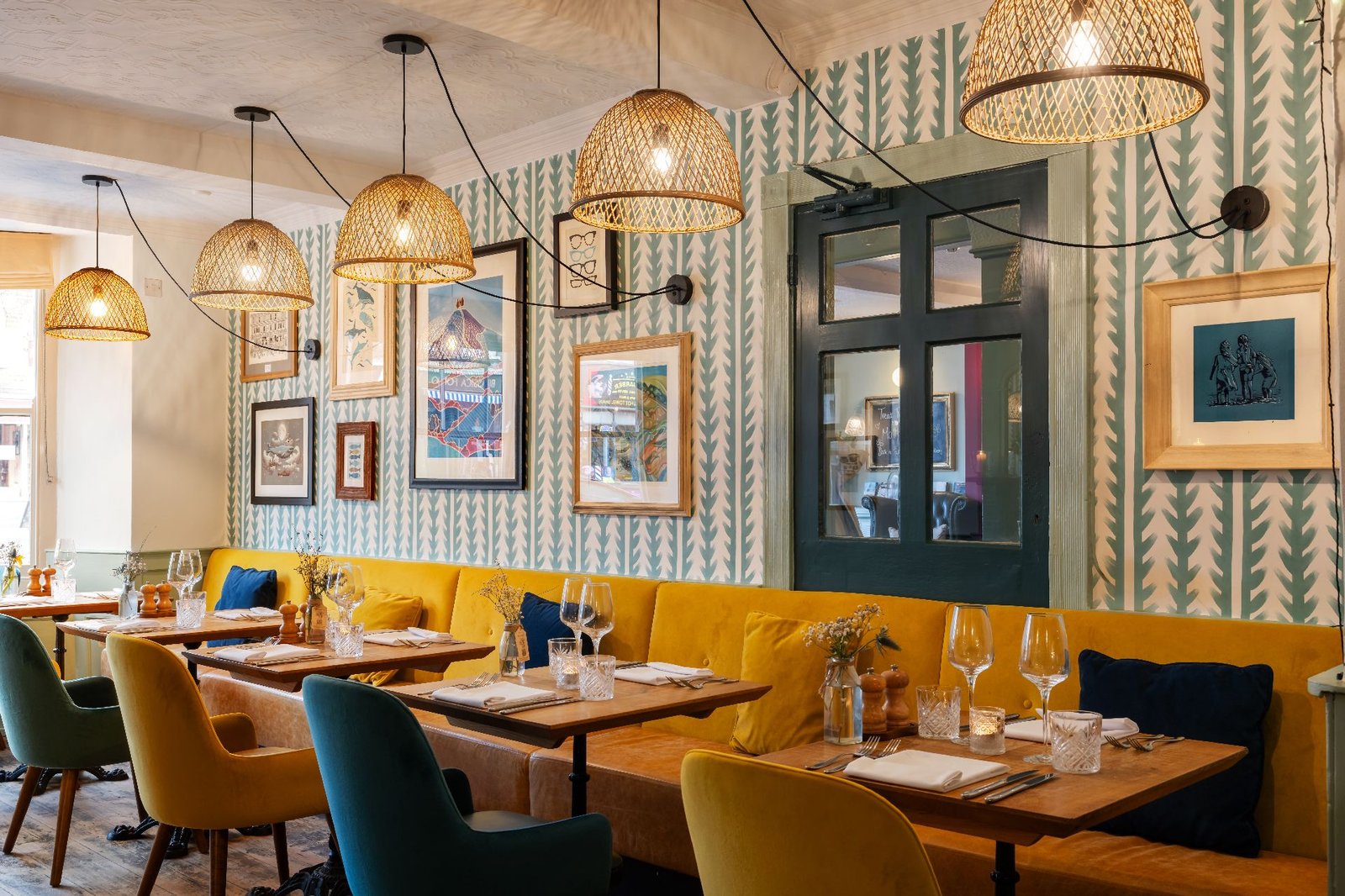 The Bull Hotel, at the table