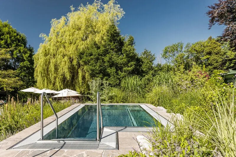 Alpenhof Murnau, the pool