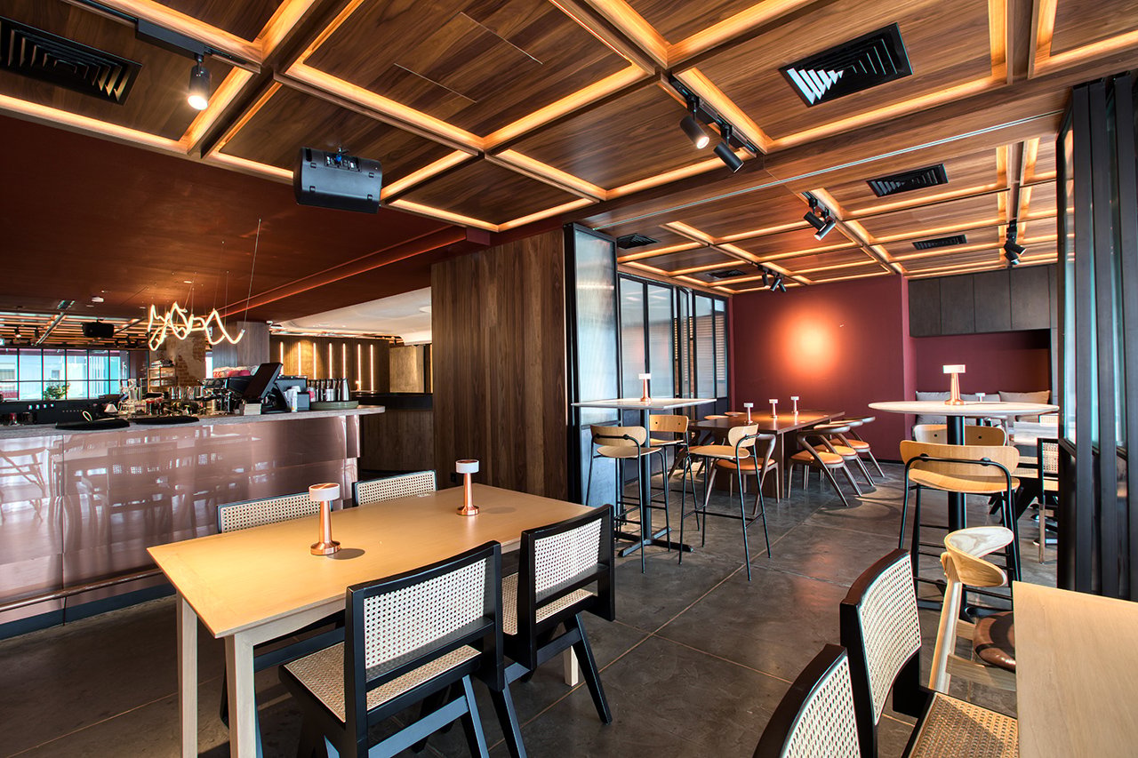 The LUMA Hotel, at the table