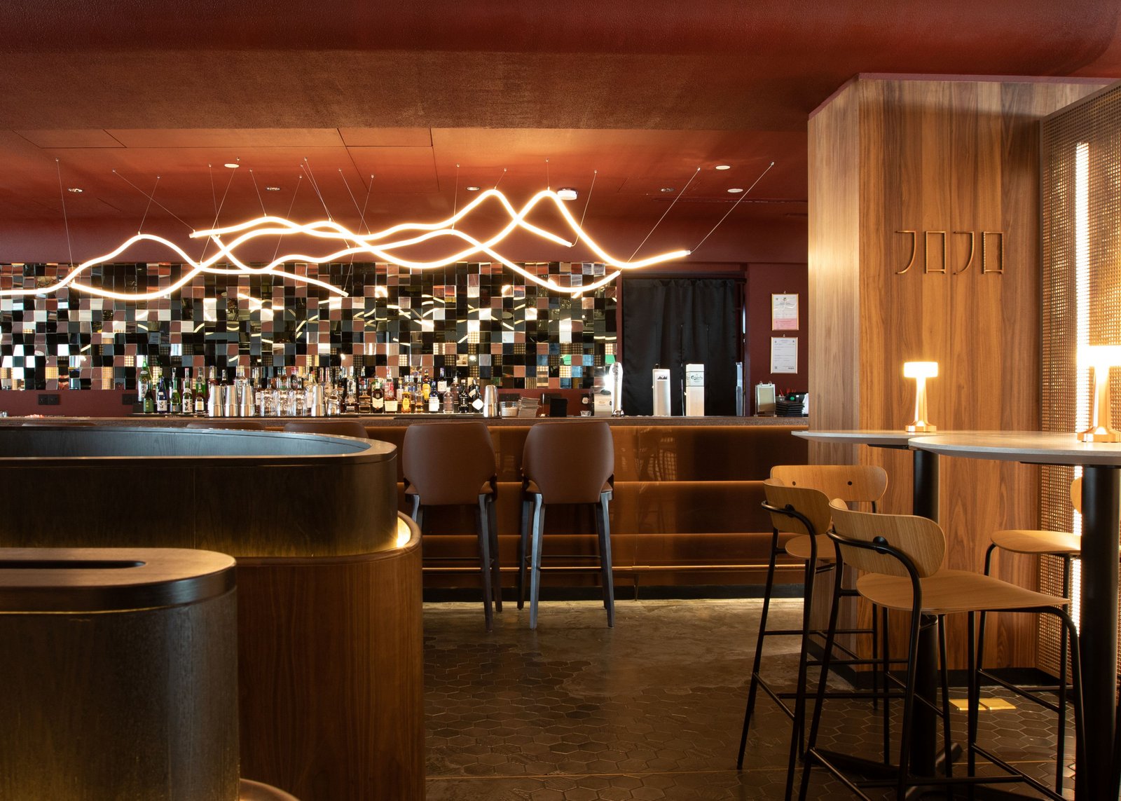 The LUMA Hotel, at the table