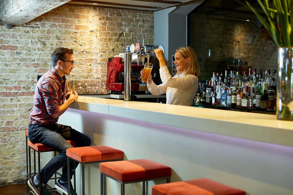 Tuddenham Mill, at the table