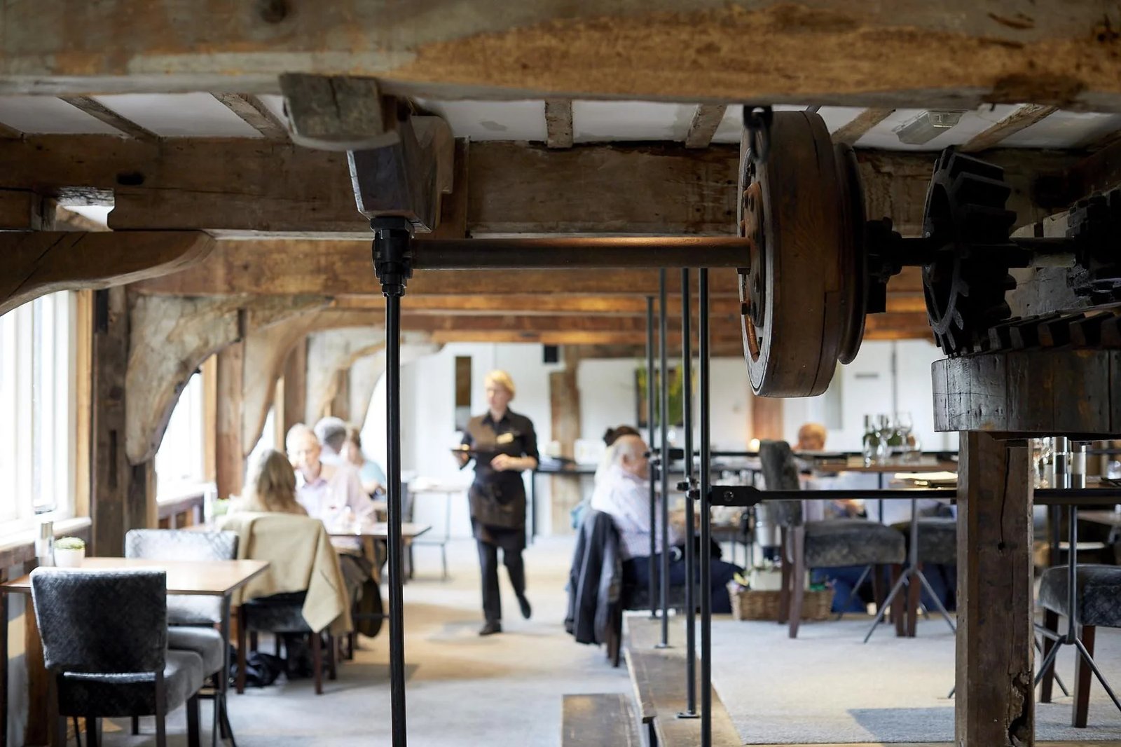 Tuddenham Mill, upstairs at the mill
