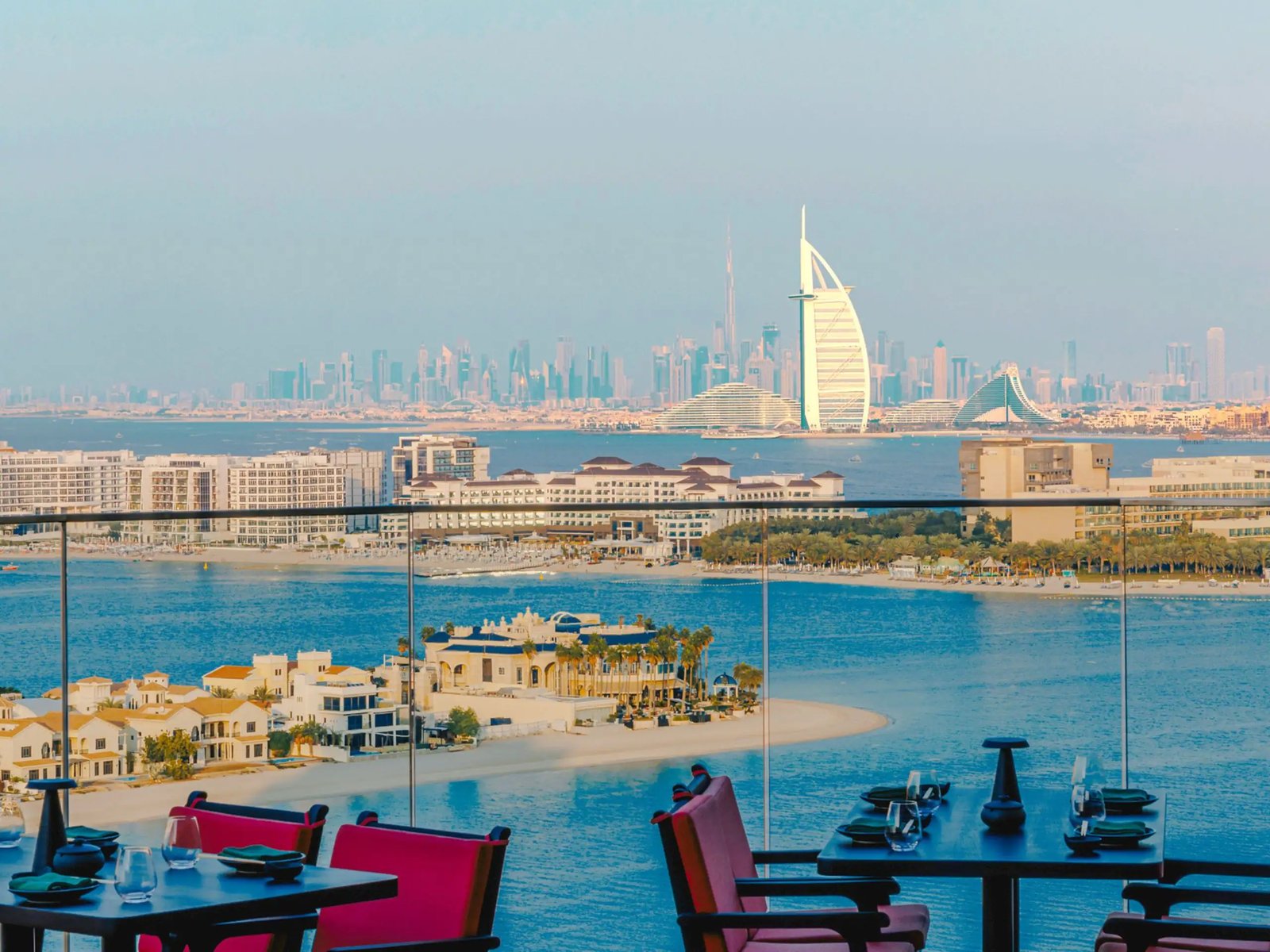 Andaz Dubai The Palm, by Hyatt, at the table