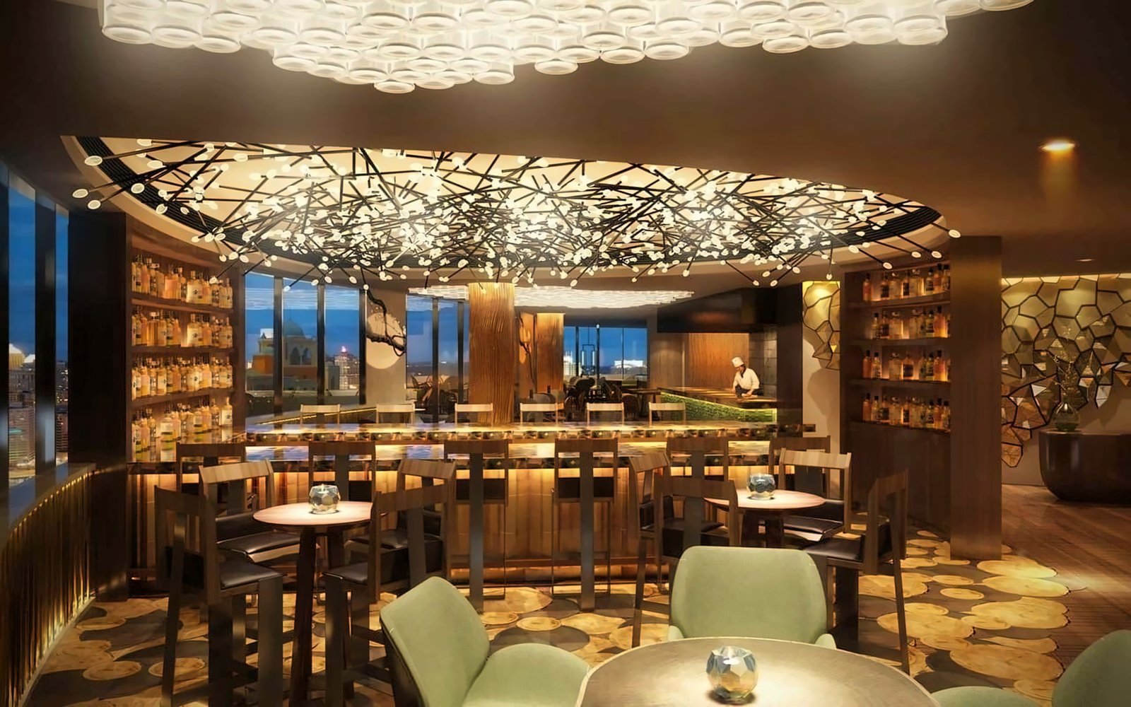 Andaz Dubai The Palm, by Hyatt, at the table