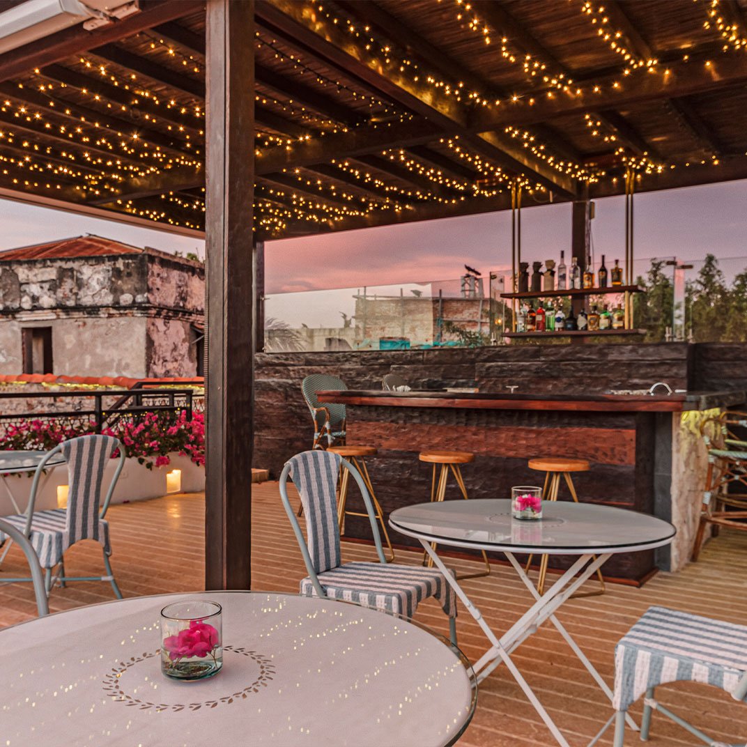 Hotel Capellan de Getsemani, terraza abadesa