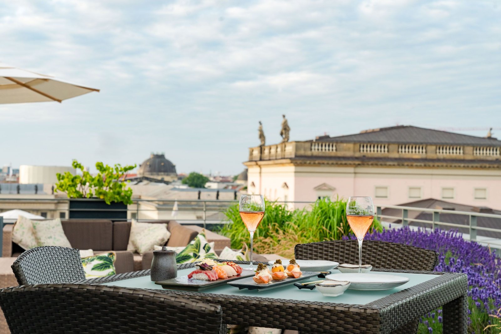 Hotel de Rome, the rooftop terrace