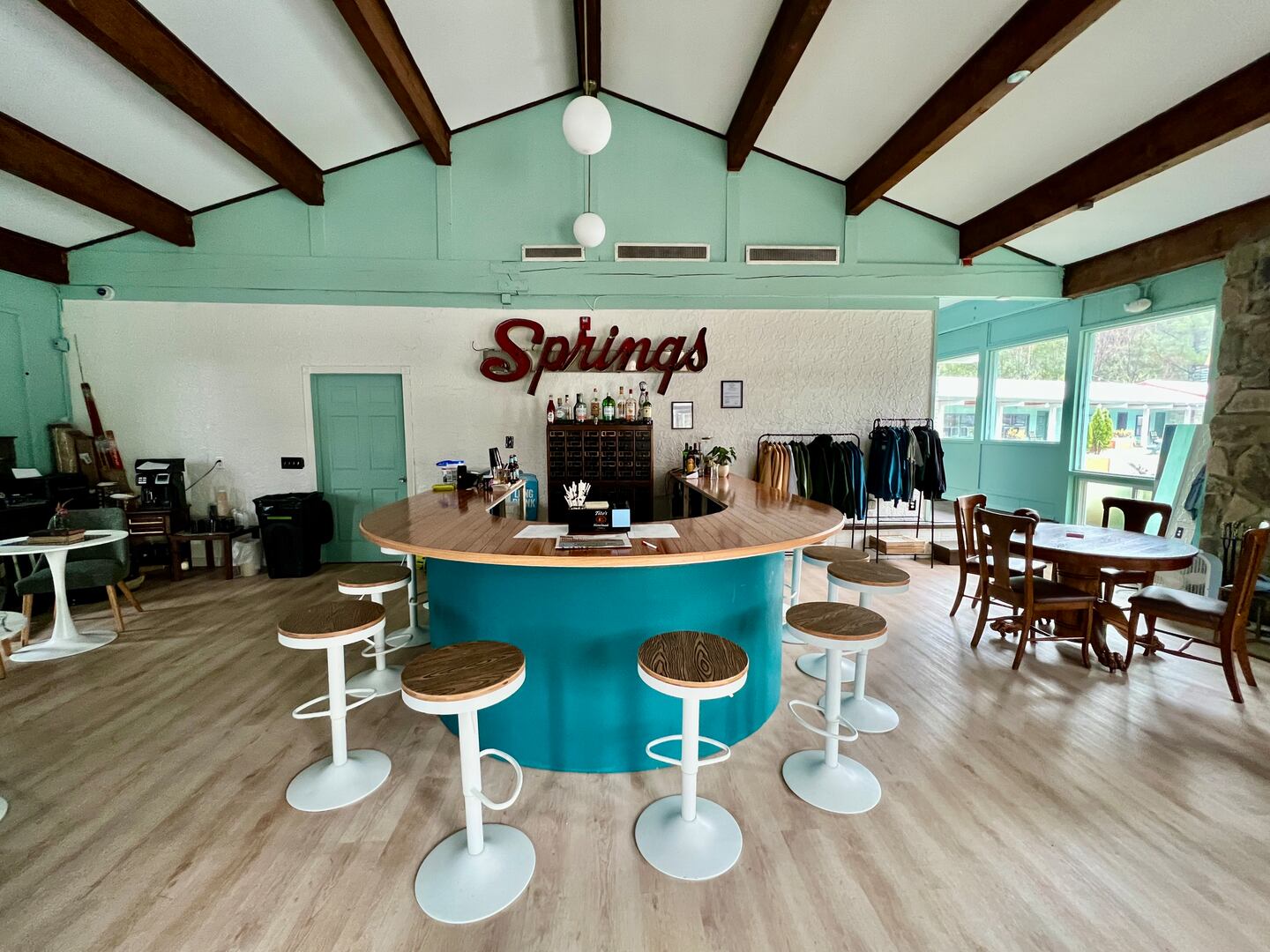 The Springs Motel, at the table
