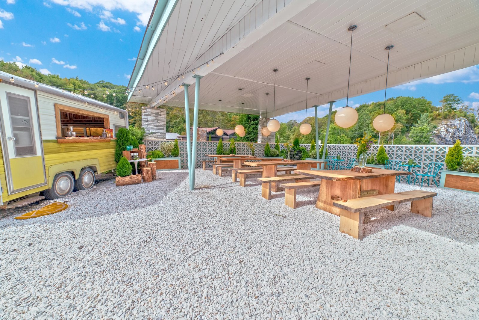 The Springs Motel, at the table