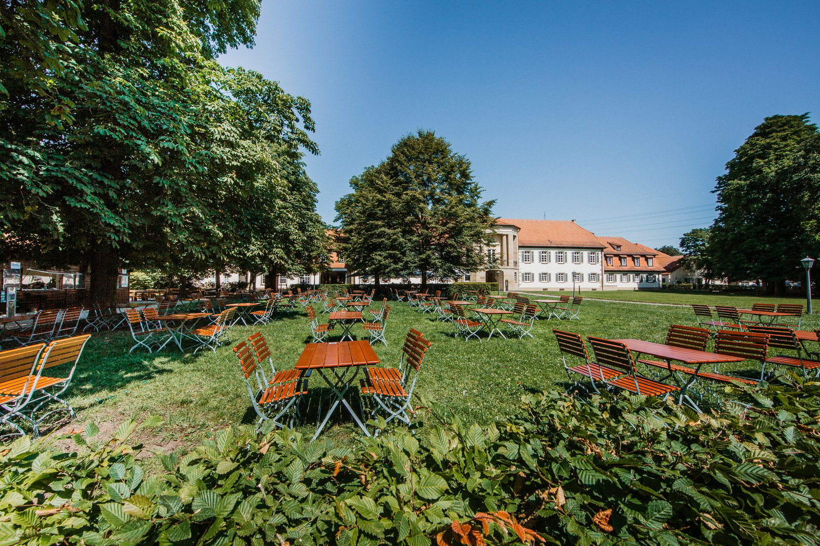 Schlosshotel Monrepos, at the table