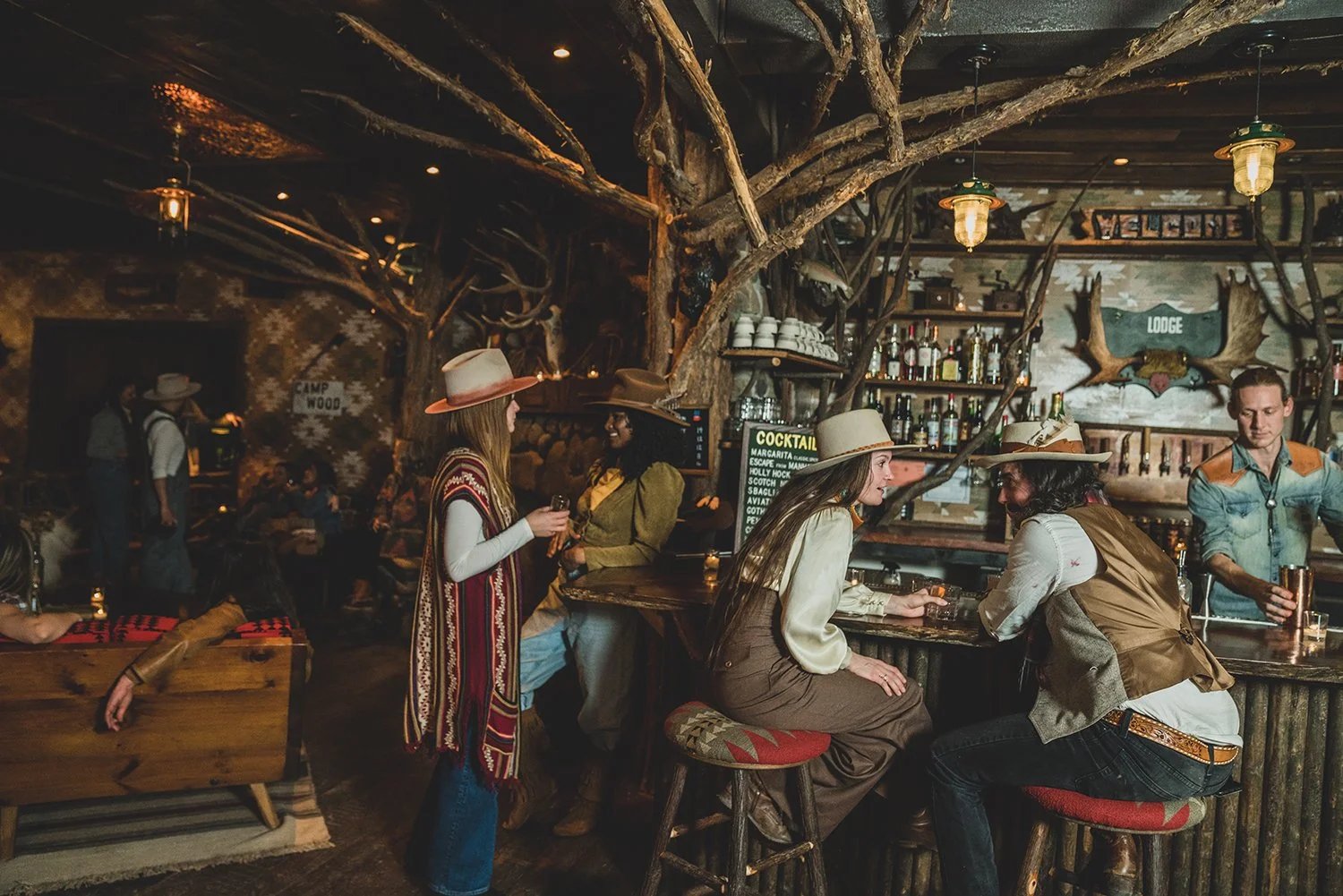 Urban Cowboy Lodge, the parlor bar