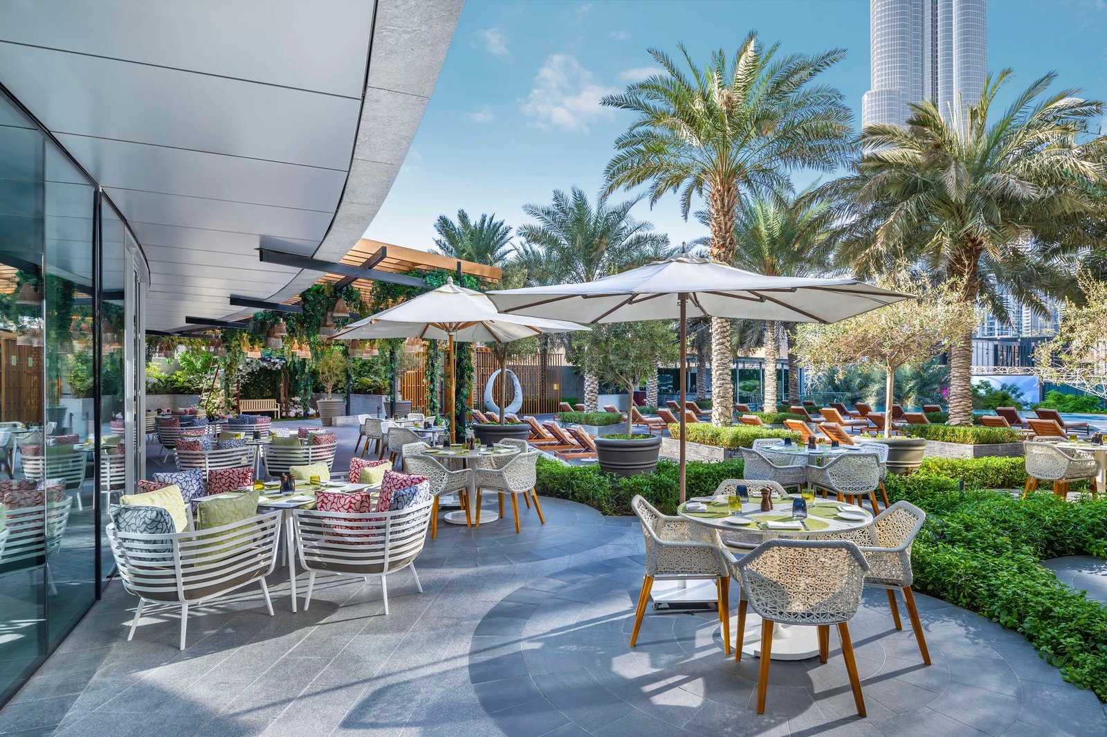 Kempinski The Boulevard Dubai, at the table