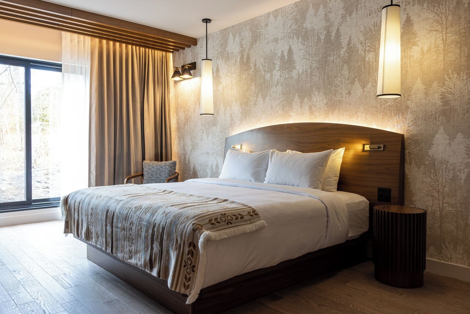 Hôtel-Musée Premières Nations, rooms