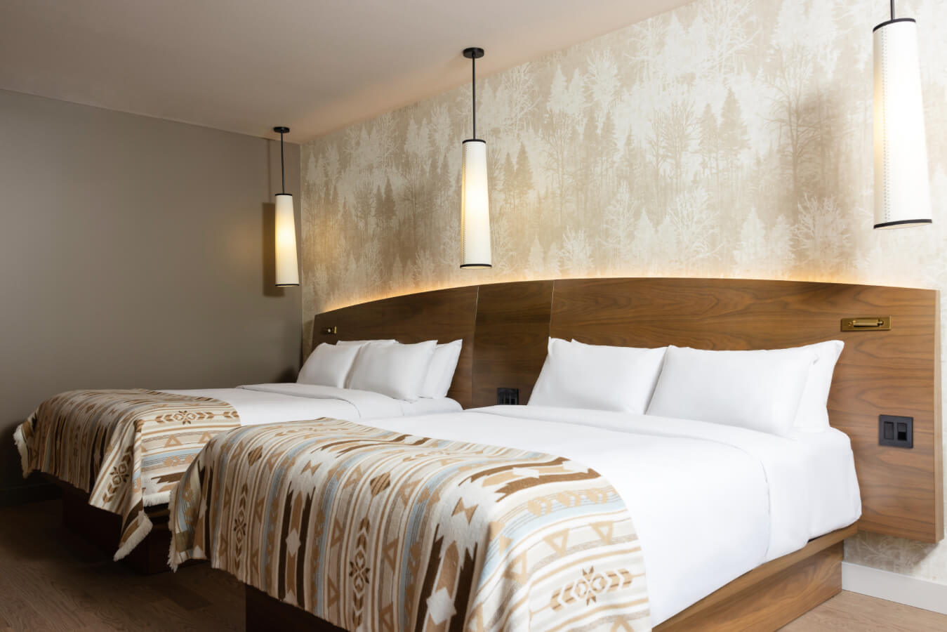 Hôtel-Musée Premières Nations, rooms