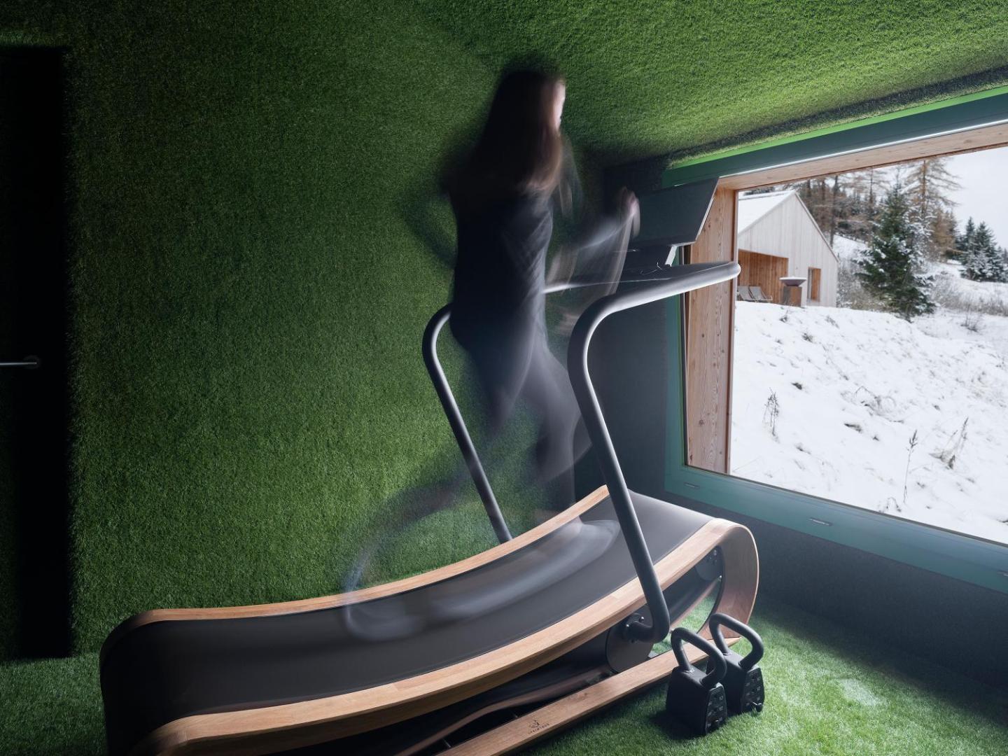 Whitepod Original, the spa and gym