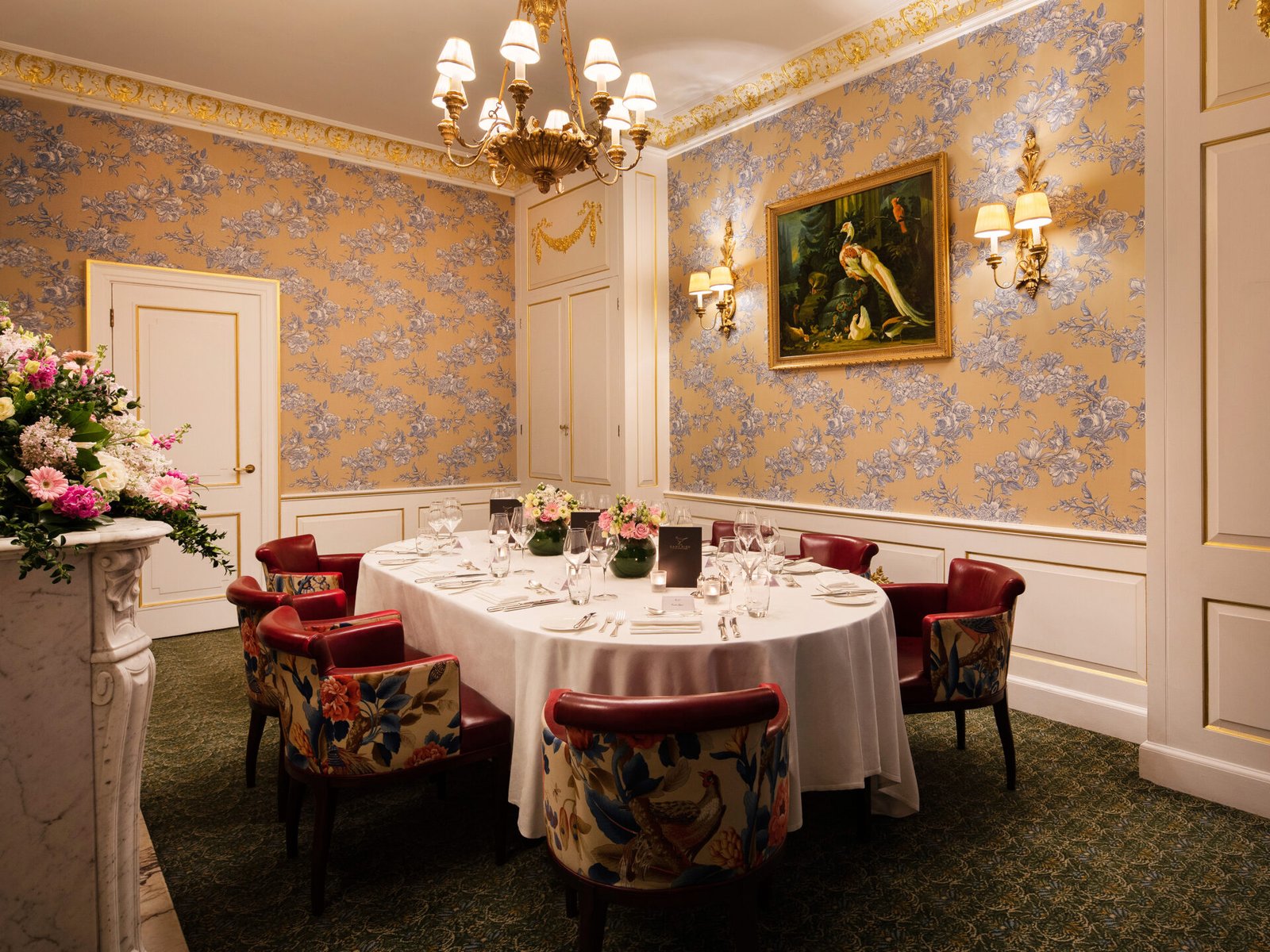 The Stafford London, at the table