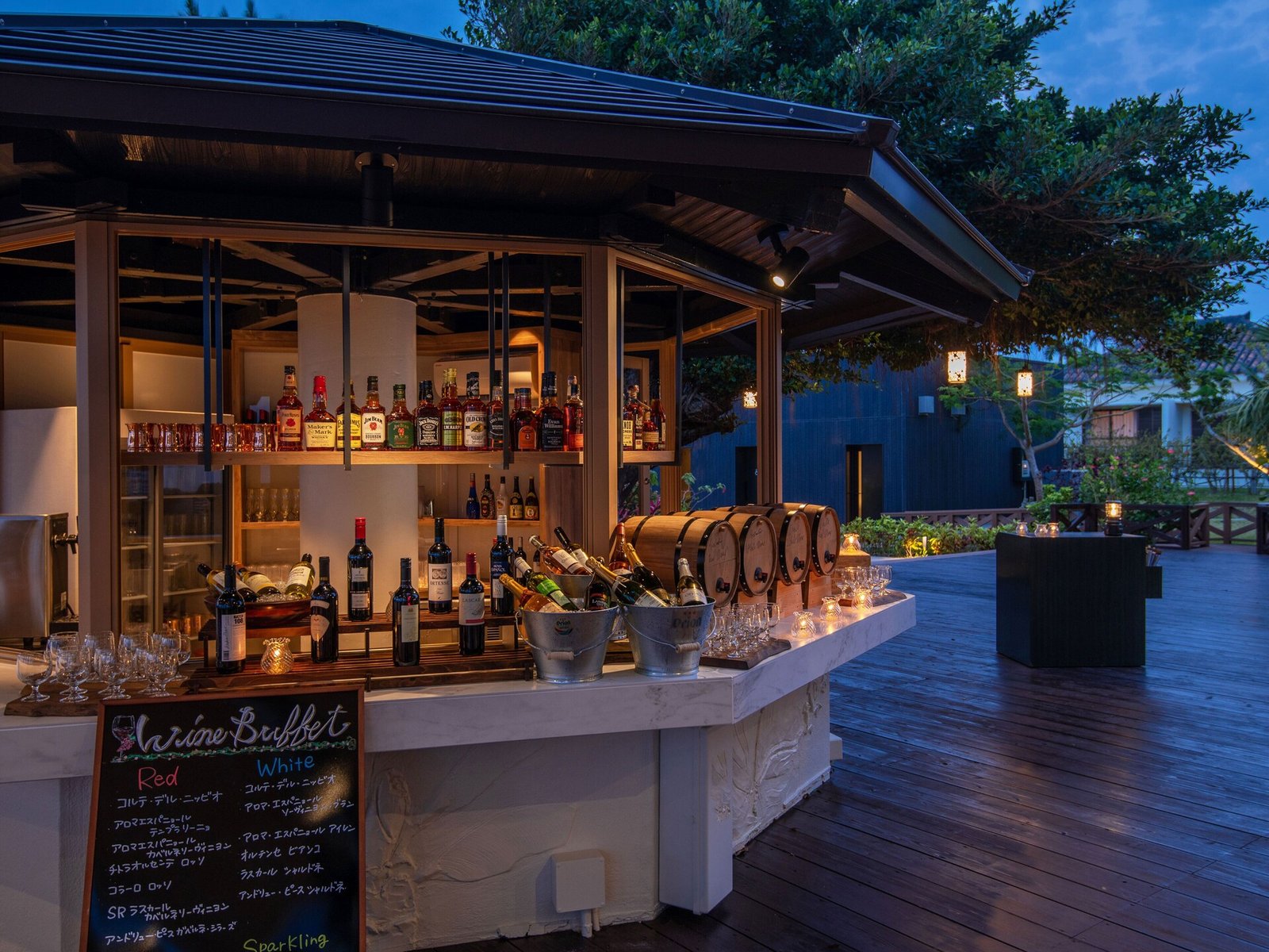 Fusaki Beach Resort Hotel & Villas, at the table