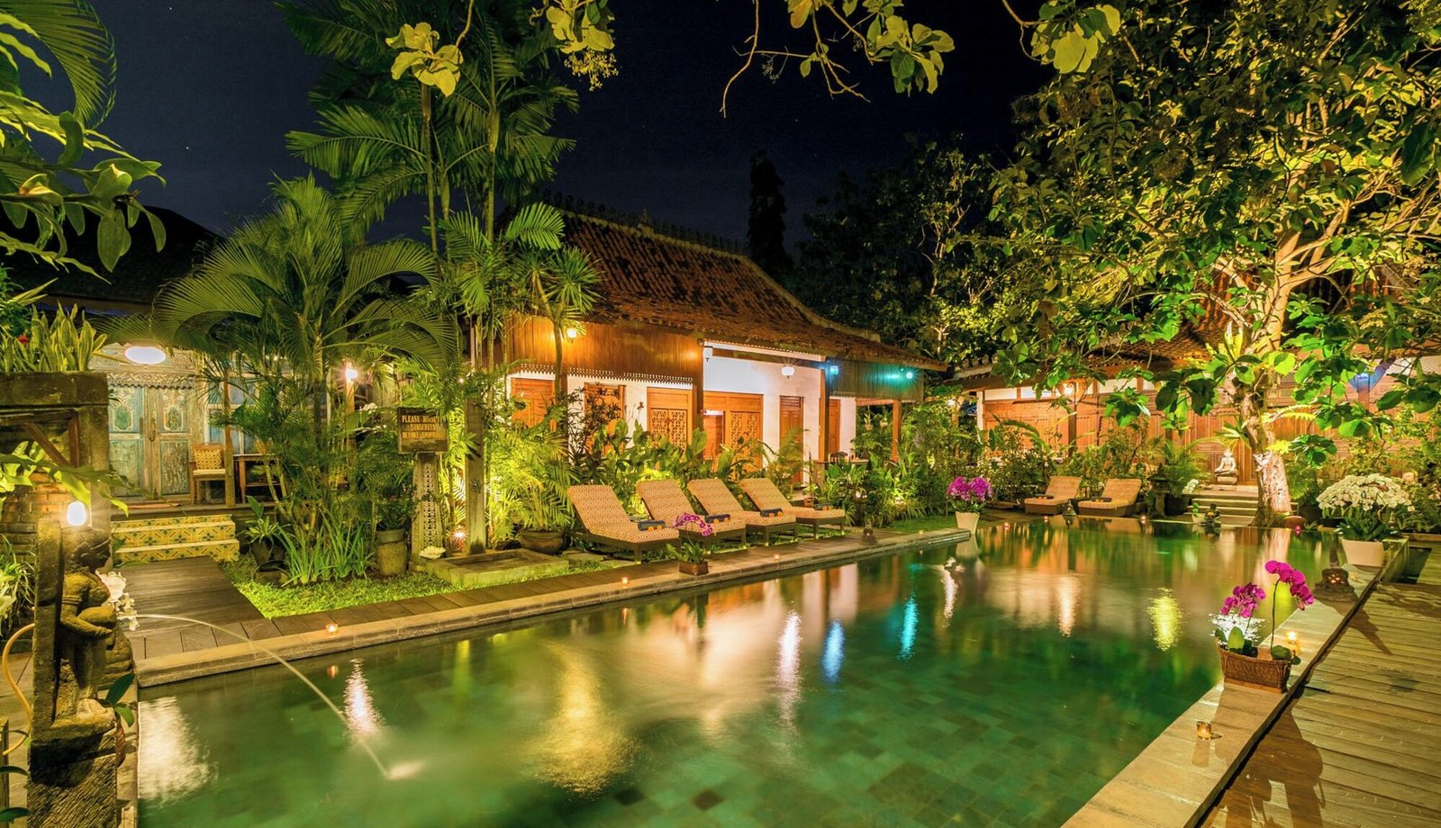 Kampung Kecil, the pool