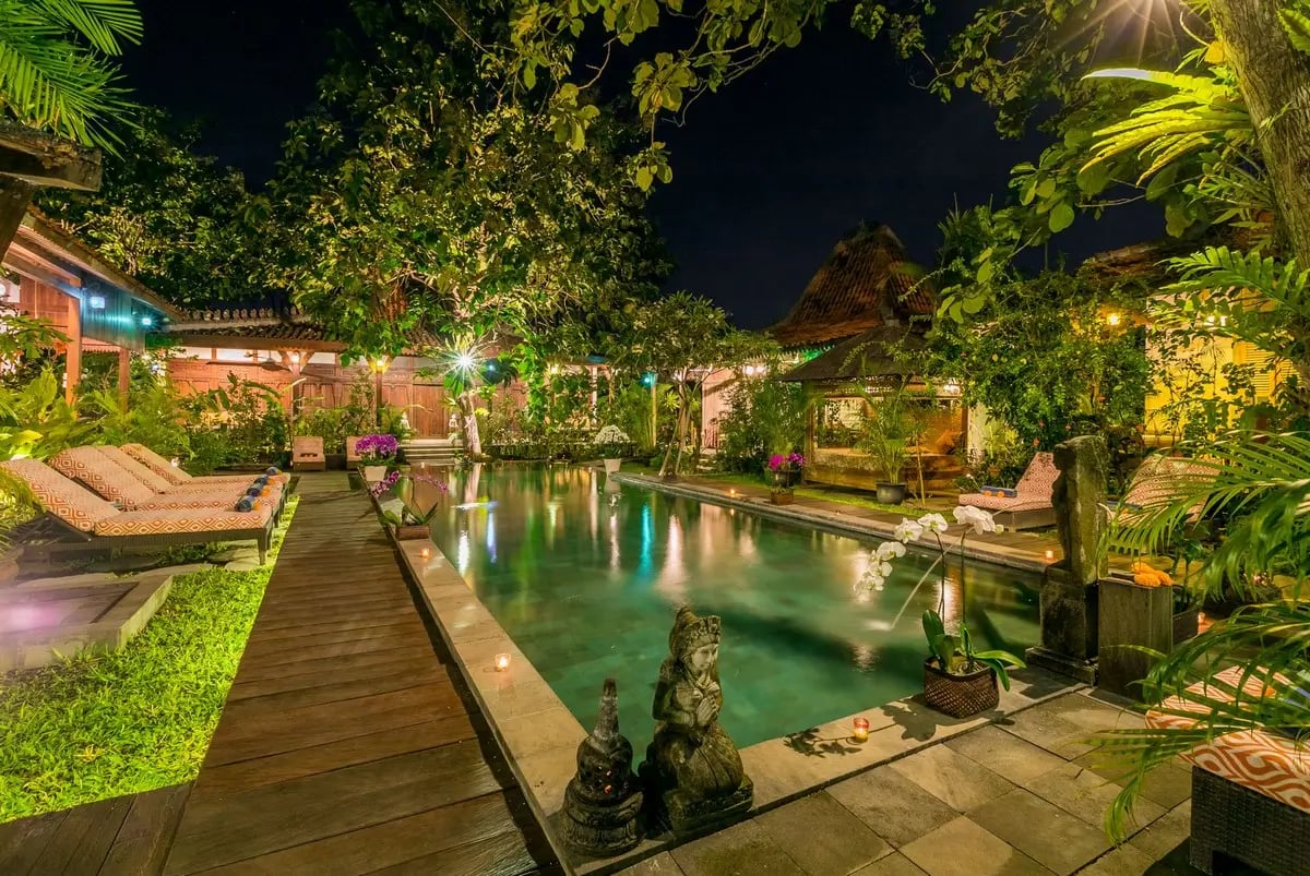 Kampung Kecil, the pool