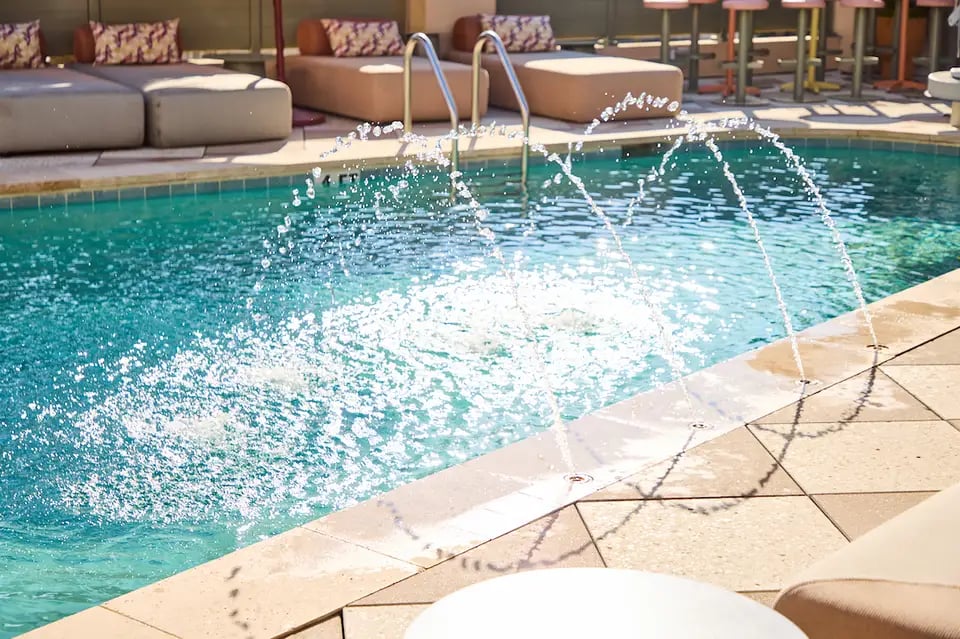 The Ryder Hotel, the pool
