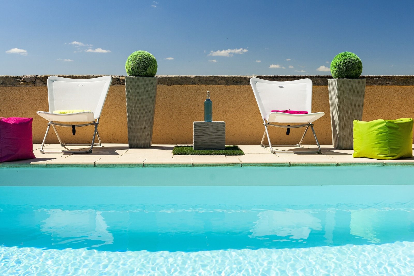 Cap de Castel, the pool