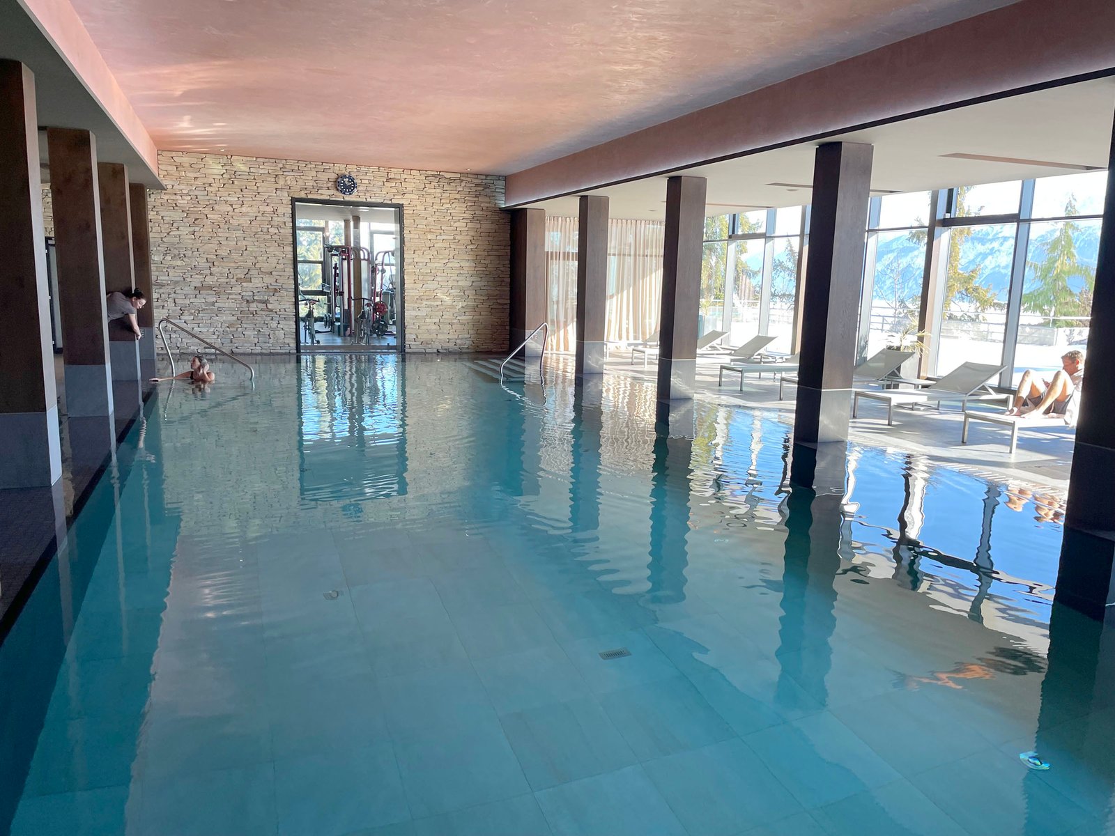 Crans Ambassador, an SLH Hotel, the pool