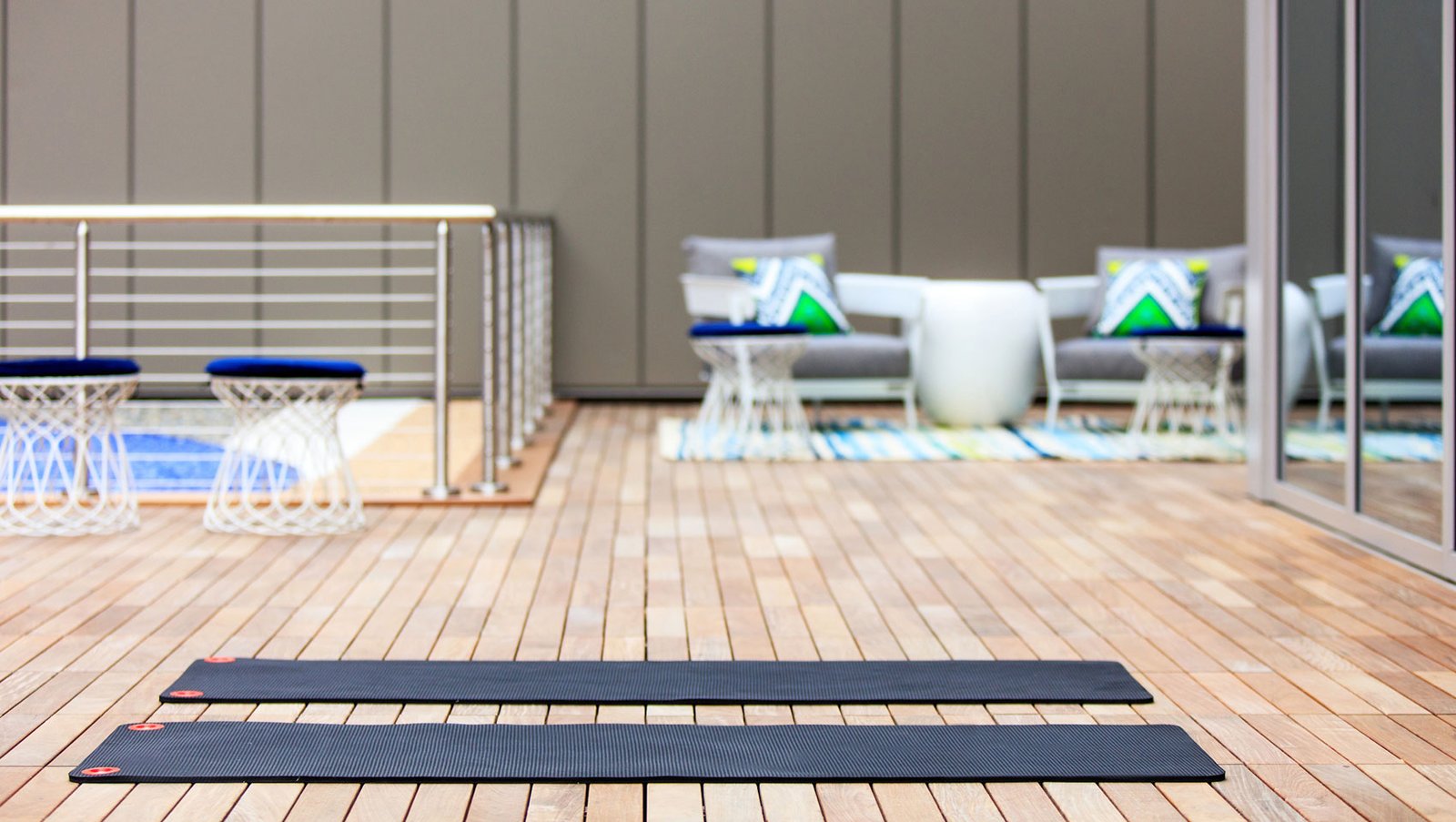 Kimpton Tryon Park Hotel, gym and yoga deck