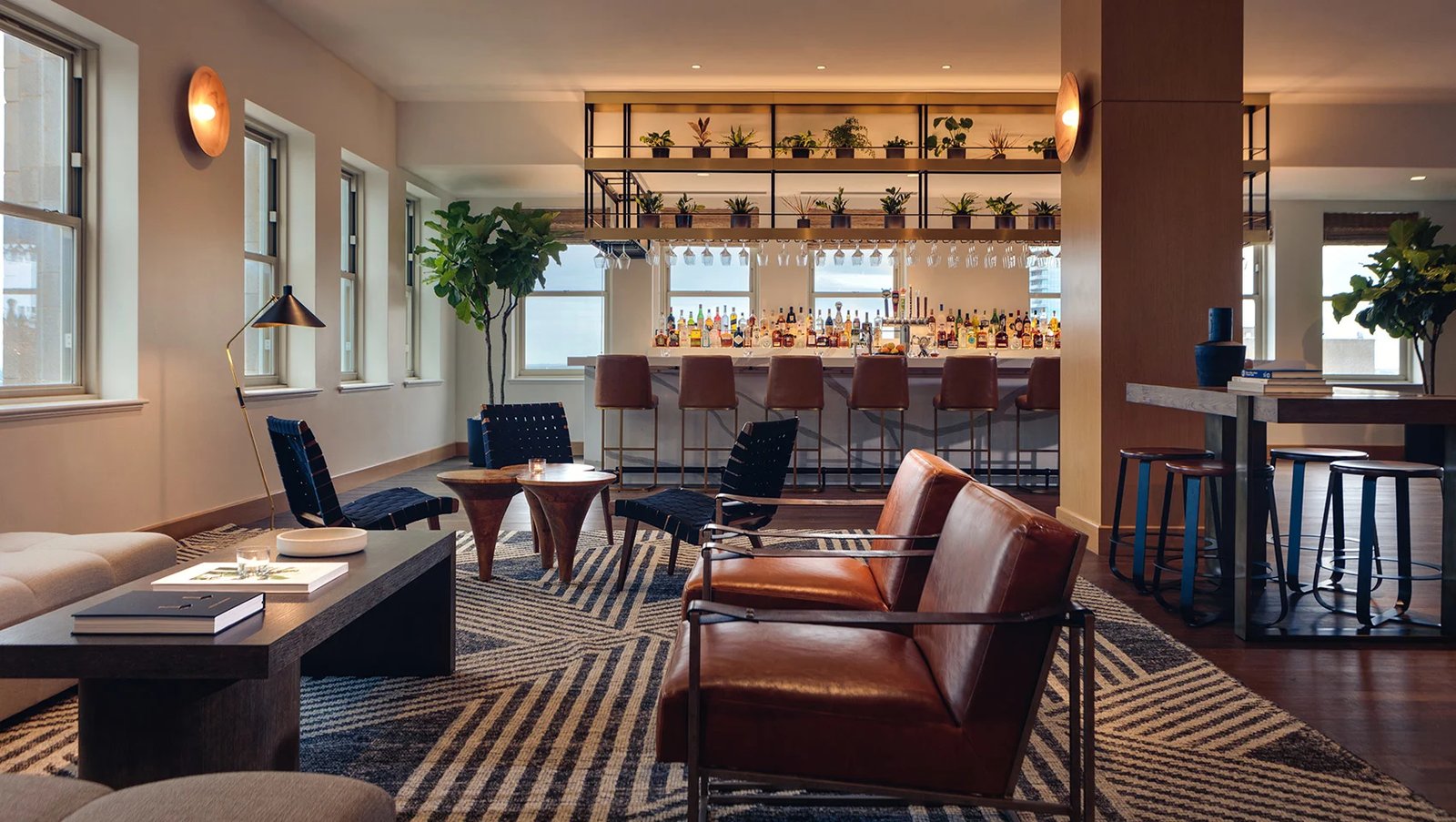 Kimpton Harper Hotel, at the table